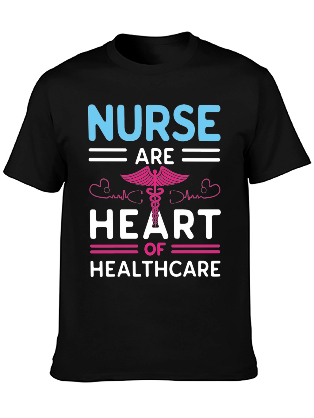 Nurse Heart of Healthcare Graphic T-Shirt