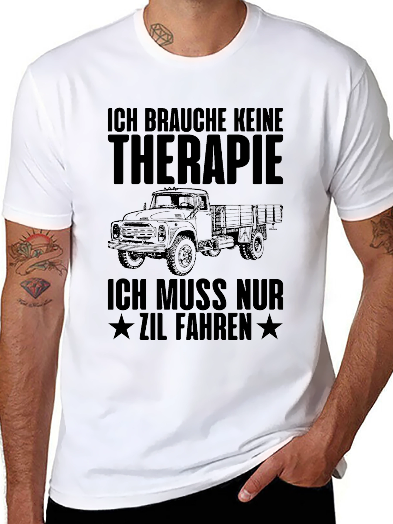 ZIL Truck Therapy T-Shirt - Humor Tee