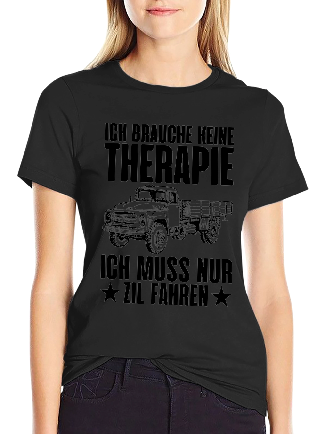 ZIL Truck Therapy T-Shirt - Humor Tee
