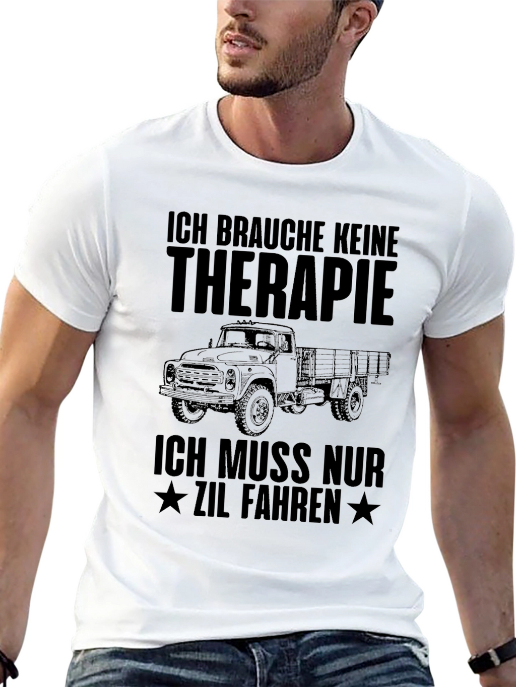ZIL Truck Therapy T-Shirt - Humor Tee