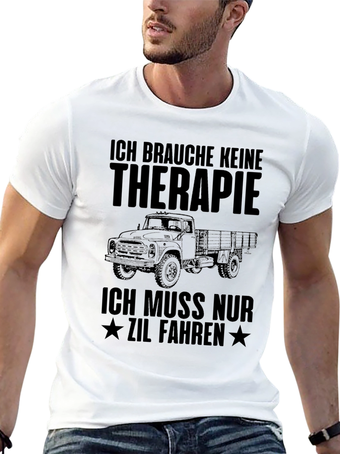 ZIL Truck Therapy T-Shirt - Humor Tee