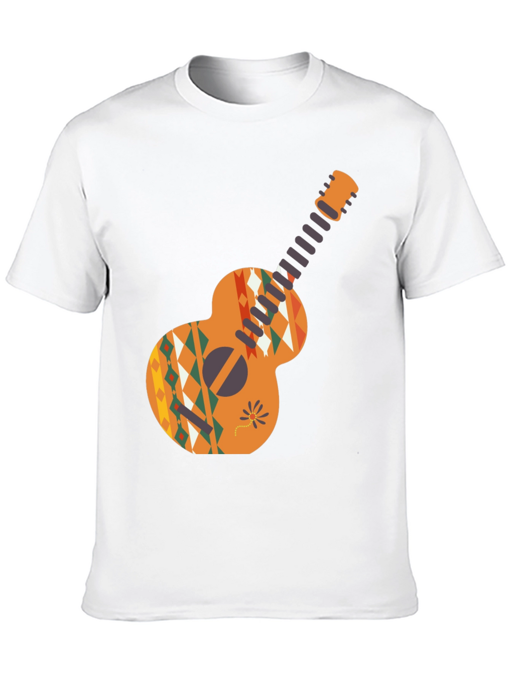 Aztec Guitar Graphic Tee - Casual Comfort