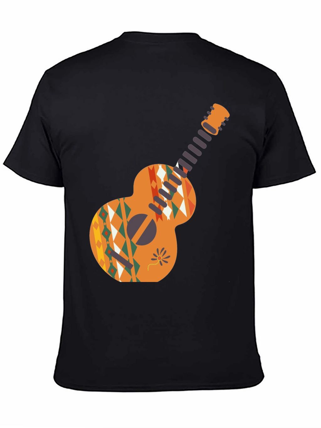 Aztec Guitar Graphic Tee - Casual Comfort