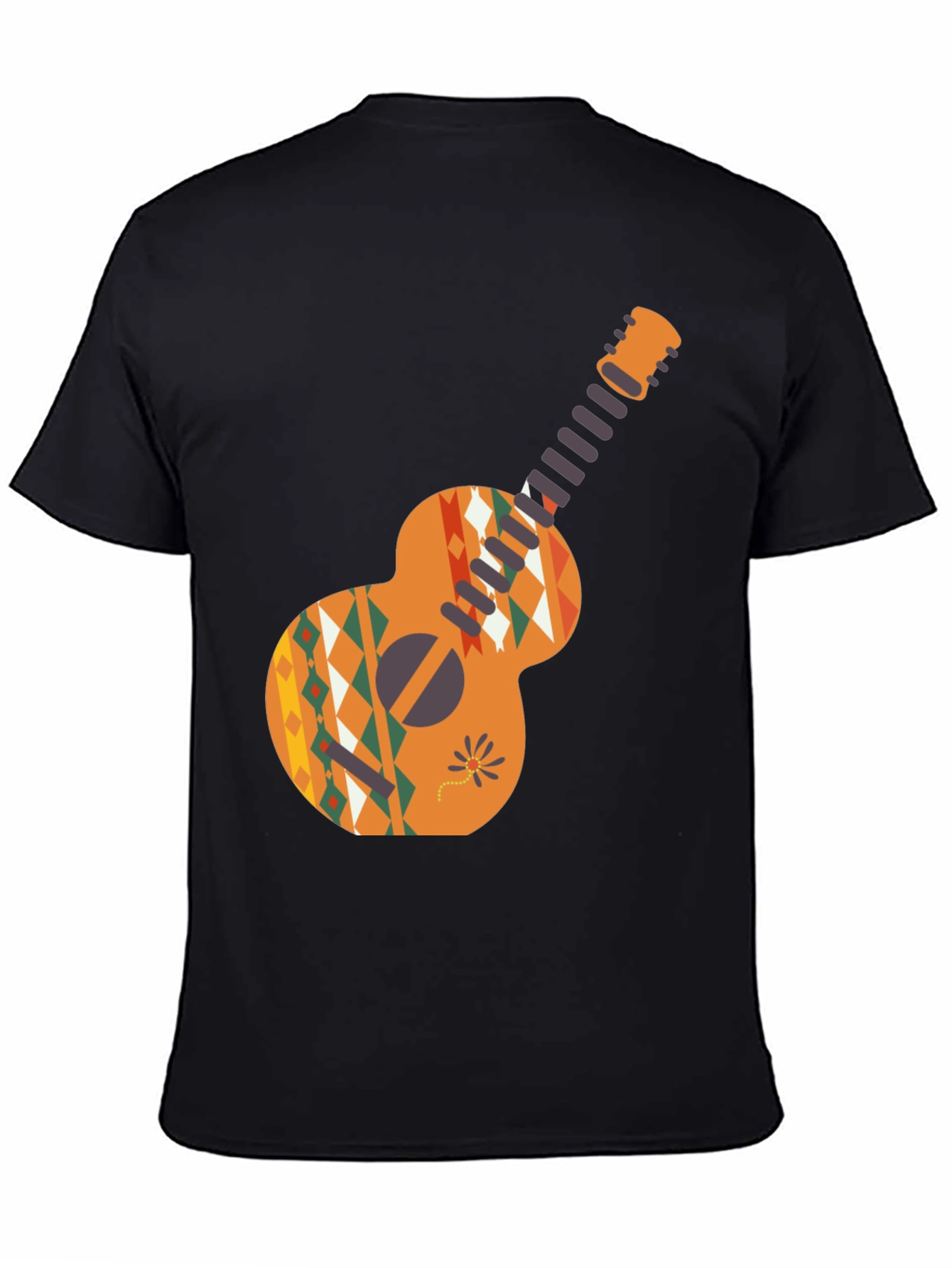 Aztec Guitar Graphic Tee - Casual Comfort