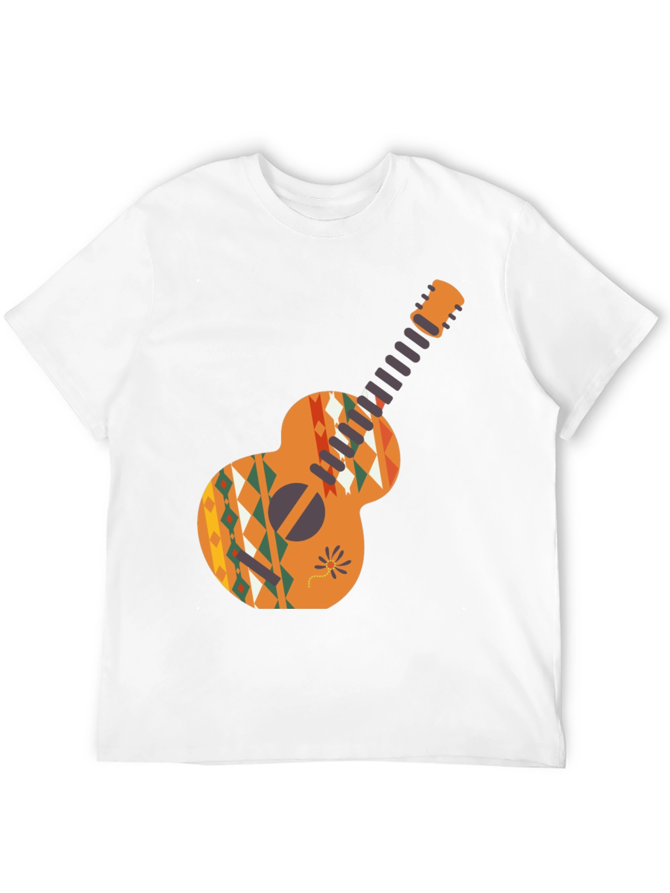 Aztec Guitar Graphic Tee - Casual Comfort