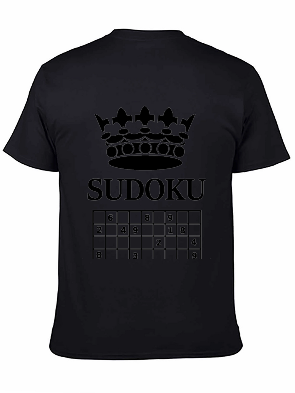 Sudoku Crown Graphic T-Shirt