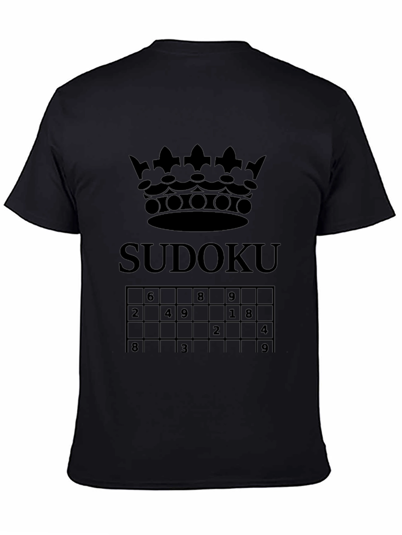 Sudoku Crown Graphic T-Shirt