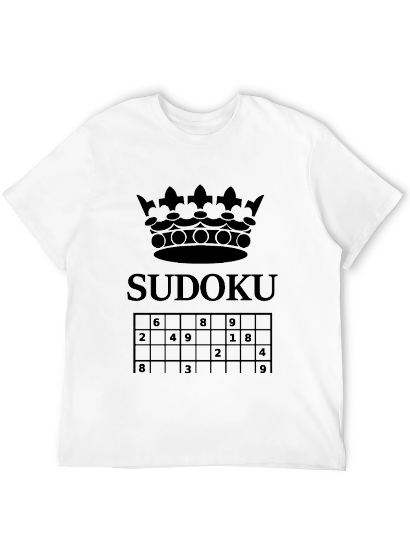 Sudoku Crown Graphic T-Shirt