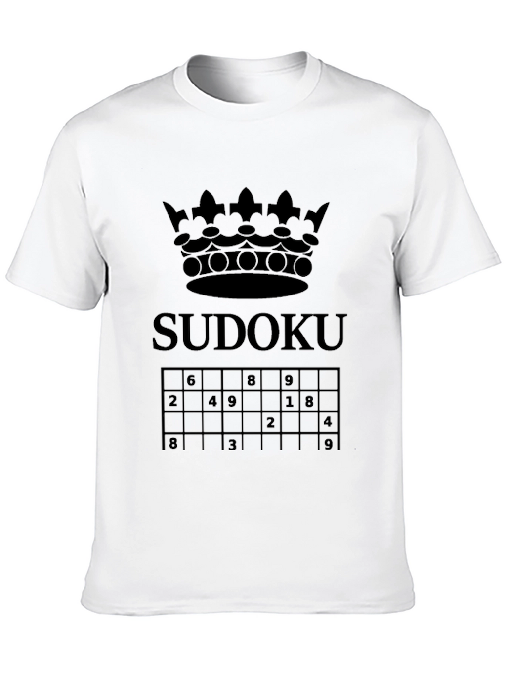 Sudoku Crown Graphic T-Shirt