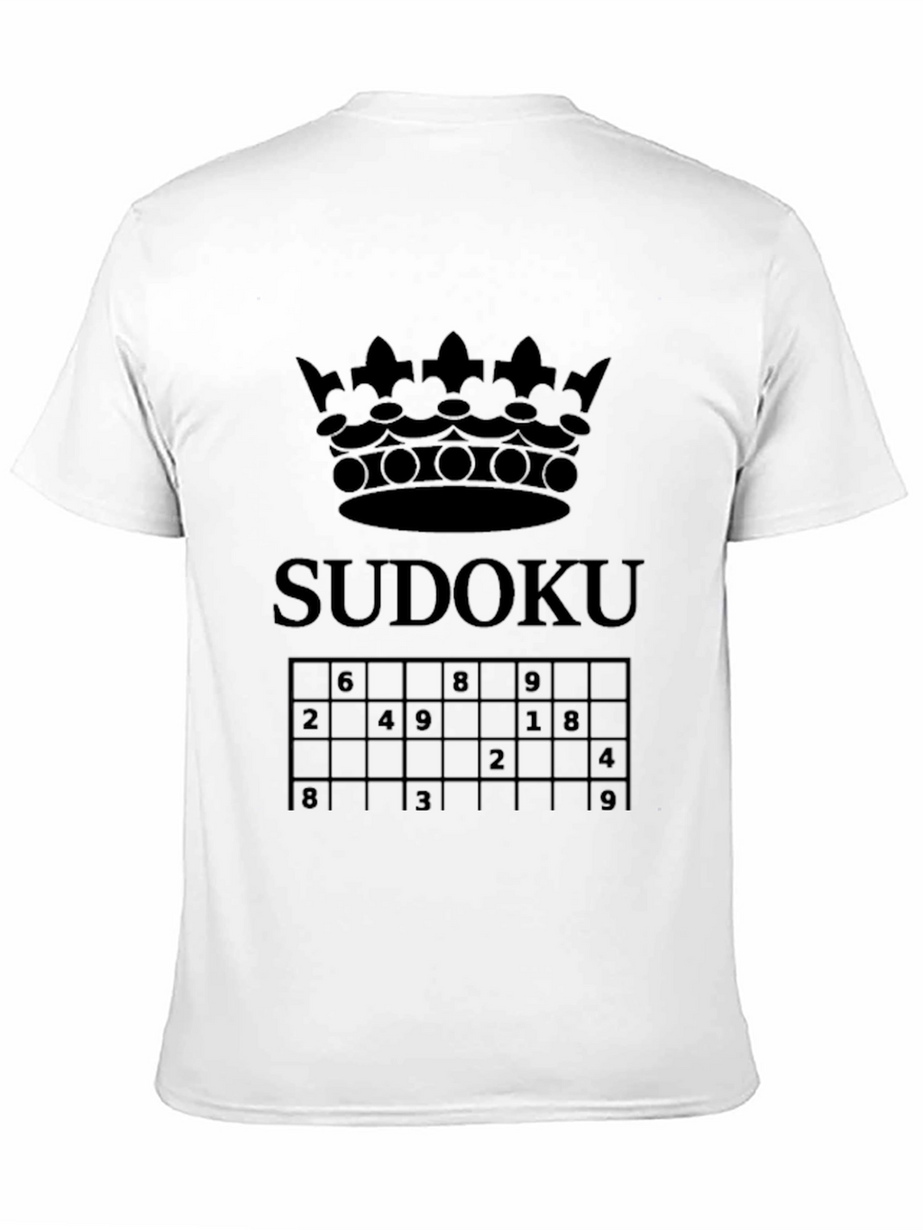 Sudoku Crown Graphic T-Shirt