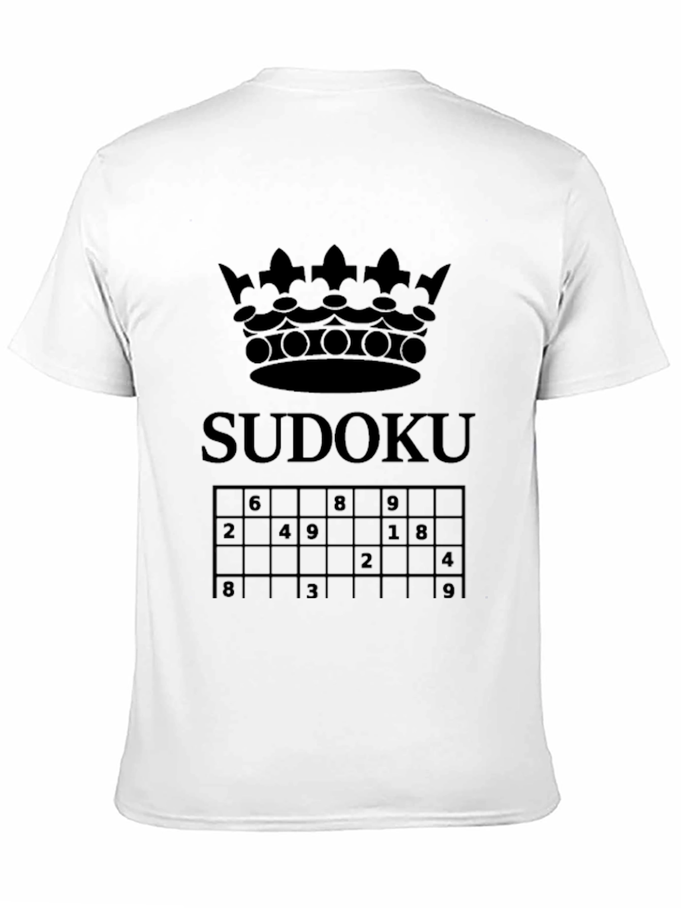 Sudoku Crown Graphic T-Shirt