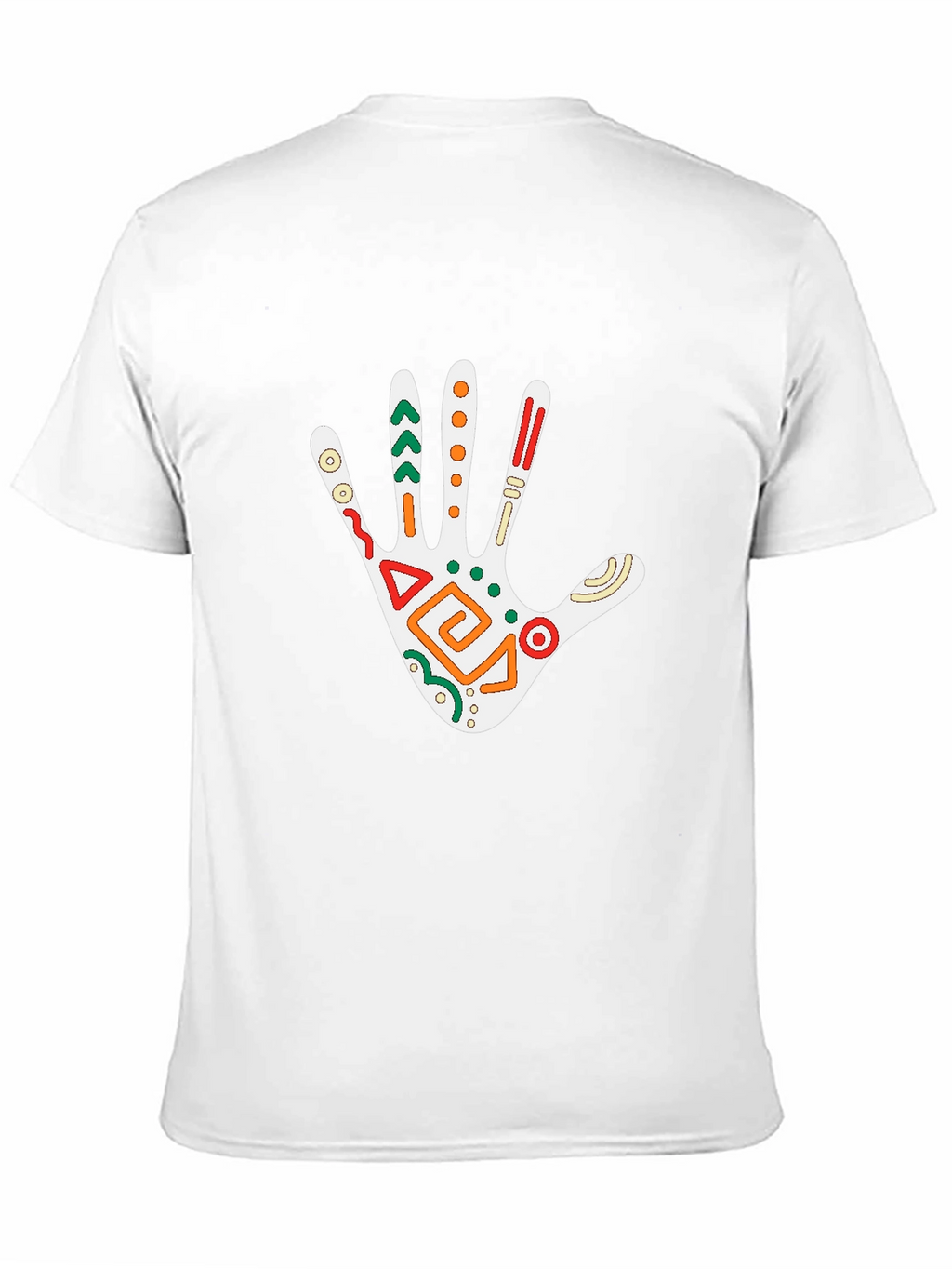 Tribal Hand Graphic Tee - Black T-Shirt