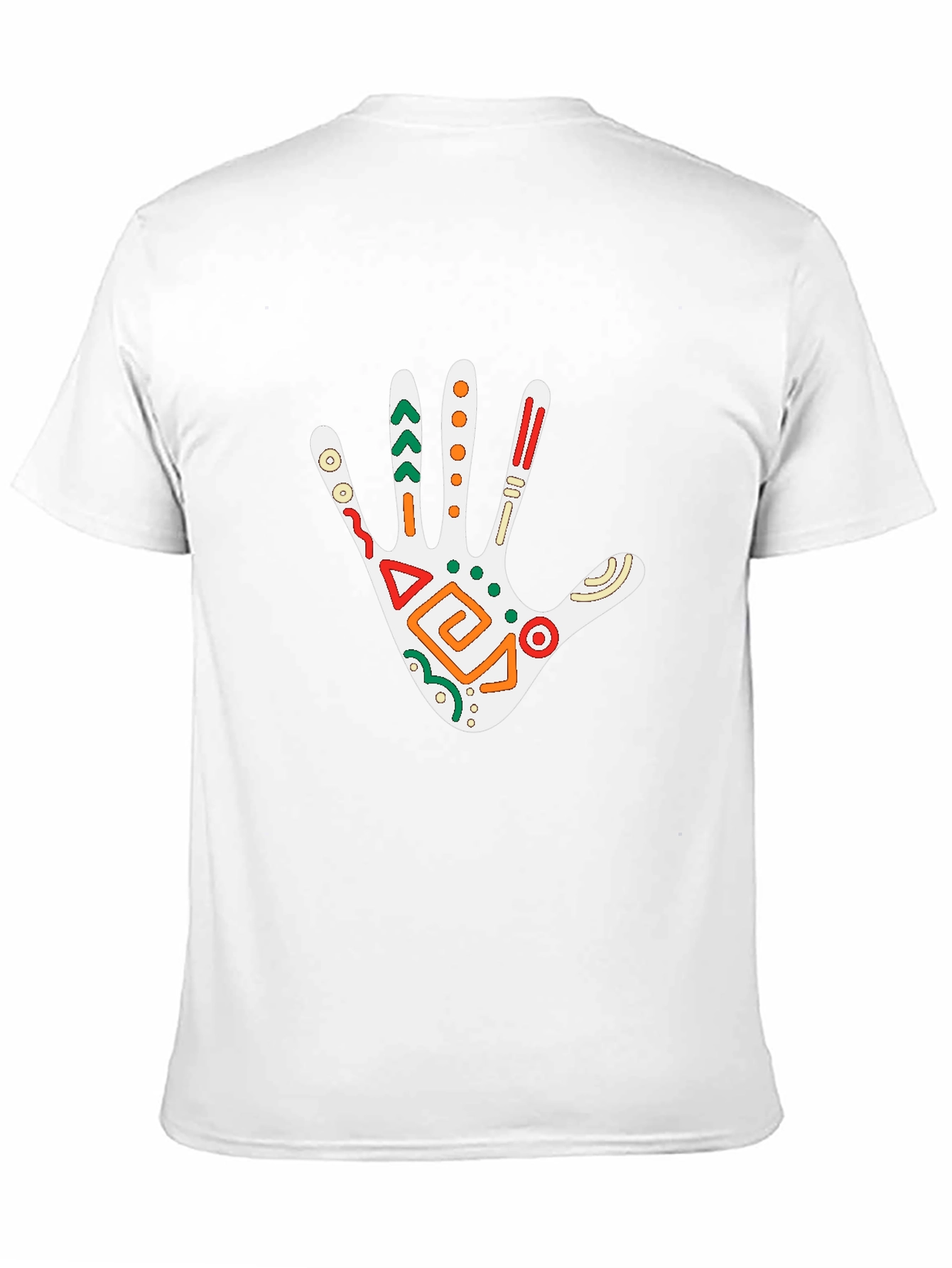 Tribal Hand Graphic Tee - Black T-Shirt