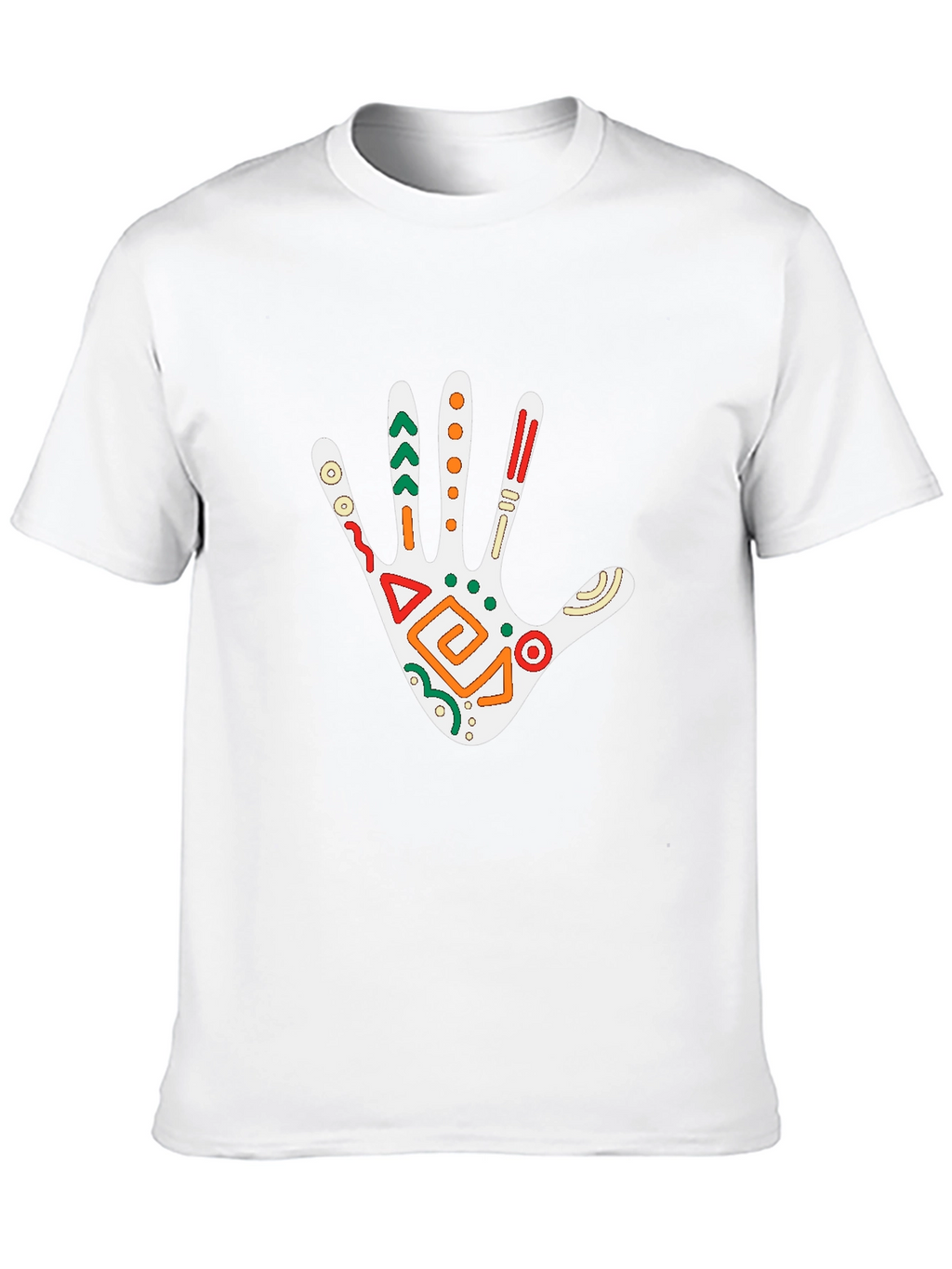 Tribal Hand Graphic Tee - Black T-Shirt