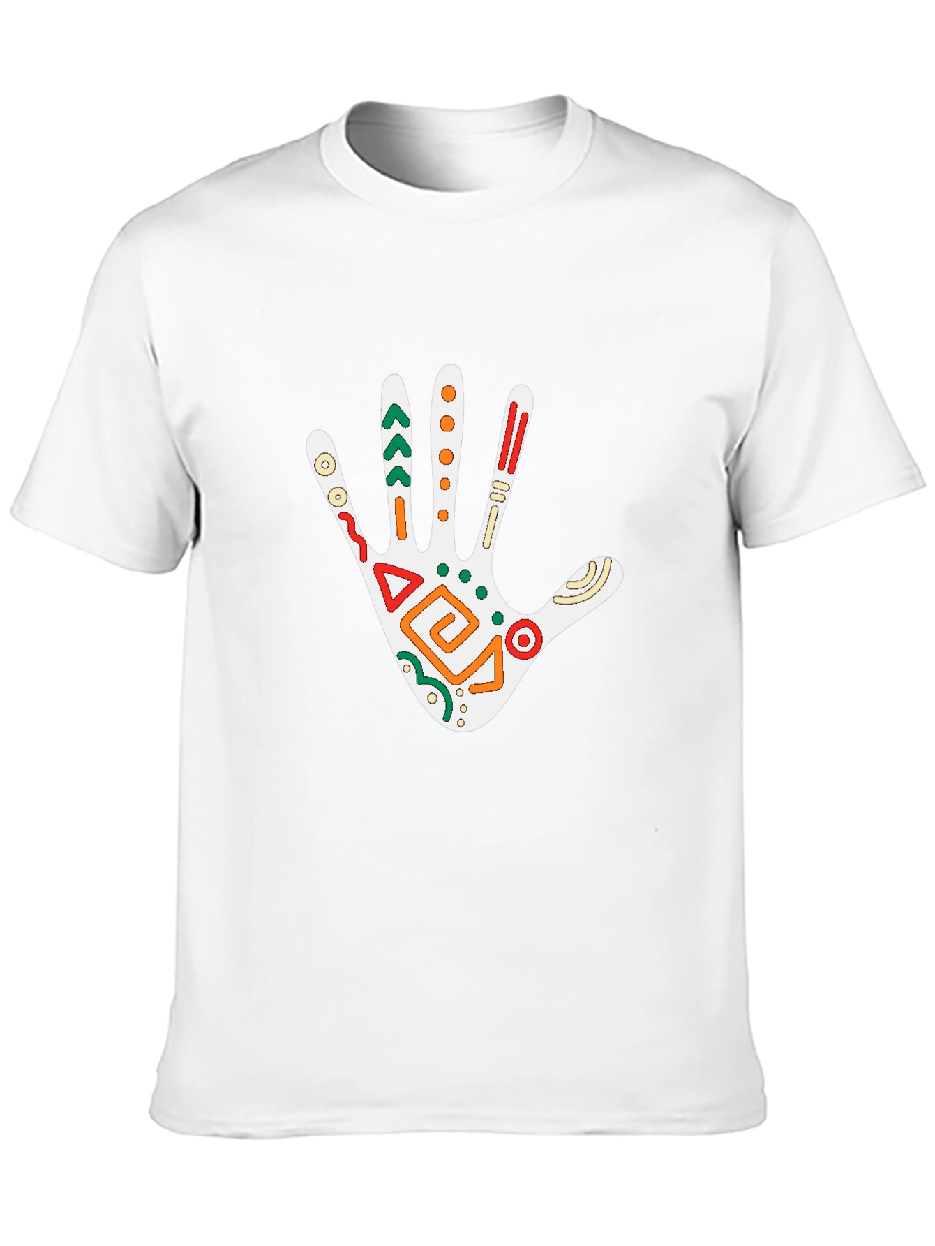 Tribal Hand Graphic Tee - Black T-Shirt