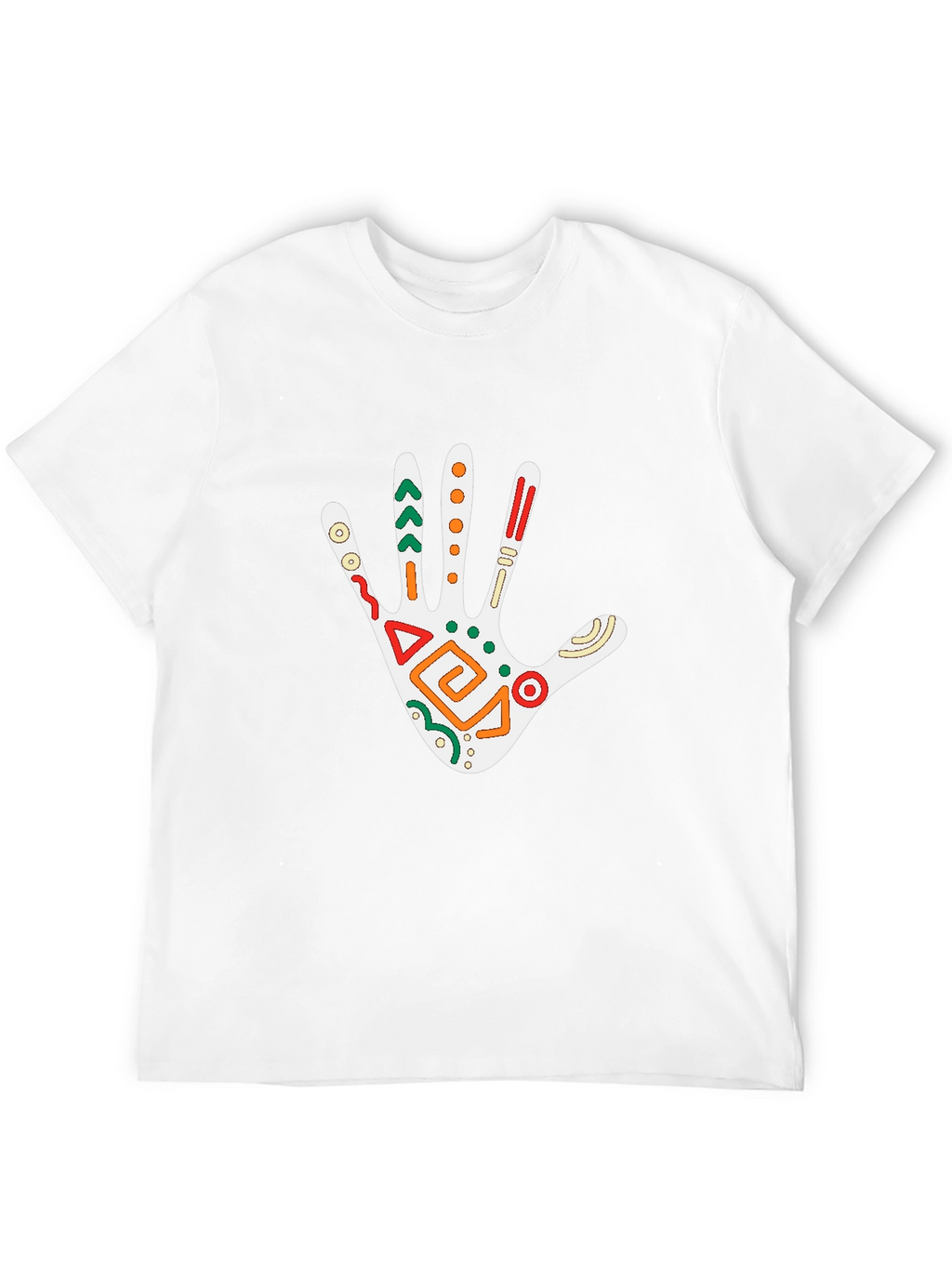 Tribal Hand Graphic Tee - Black T-Shirt