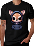 Cute Deer Hoodie T-Shirt