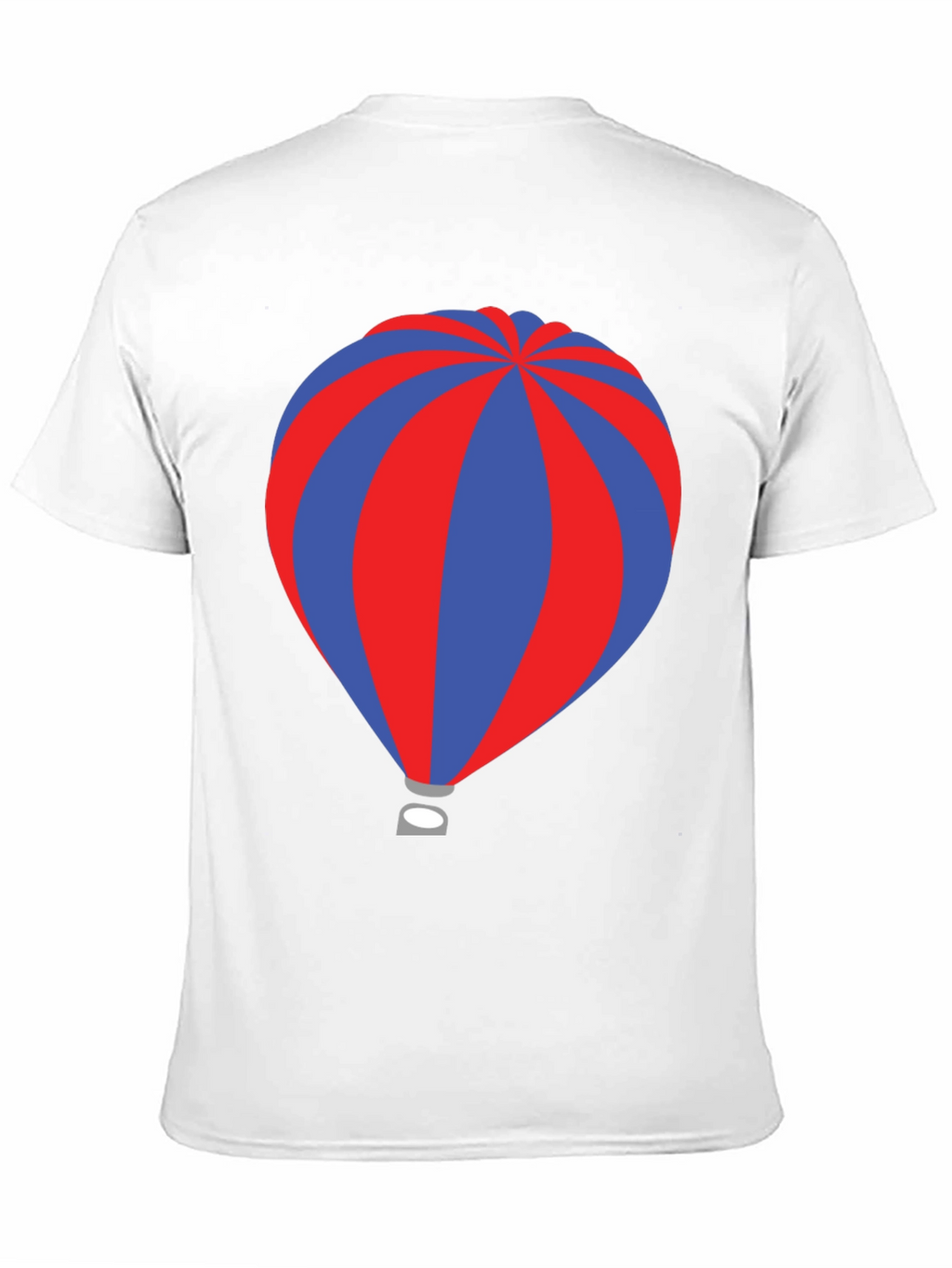 Striped Hot Air Balloon Graphic T-Shirt