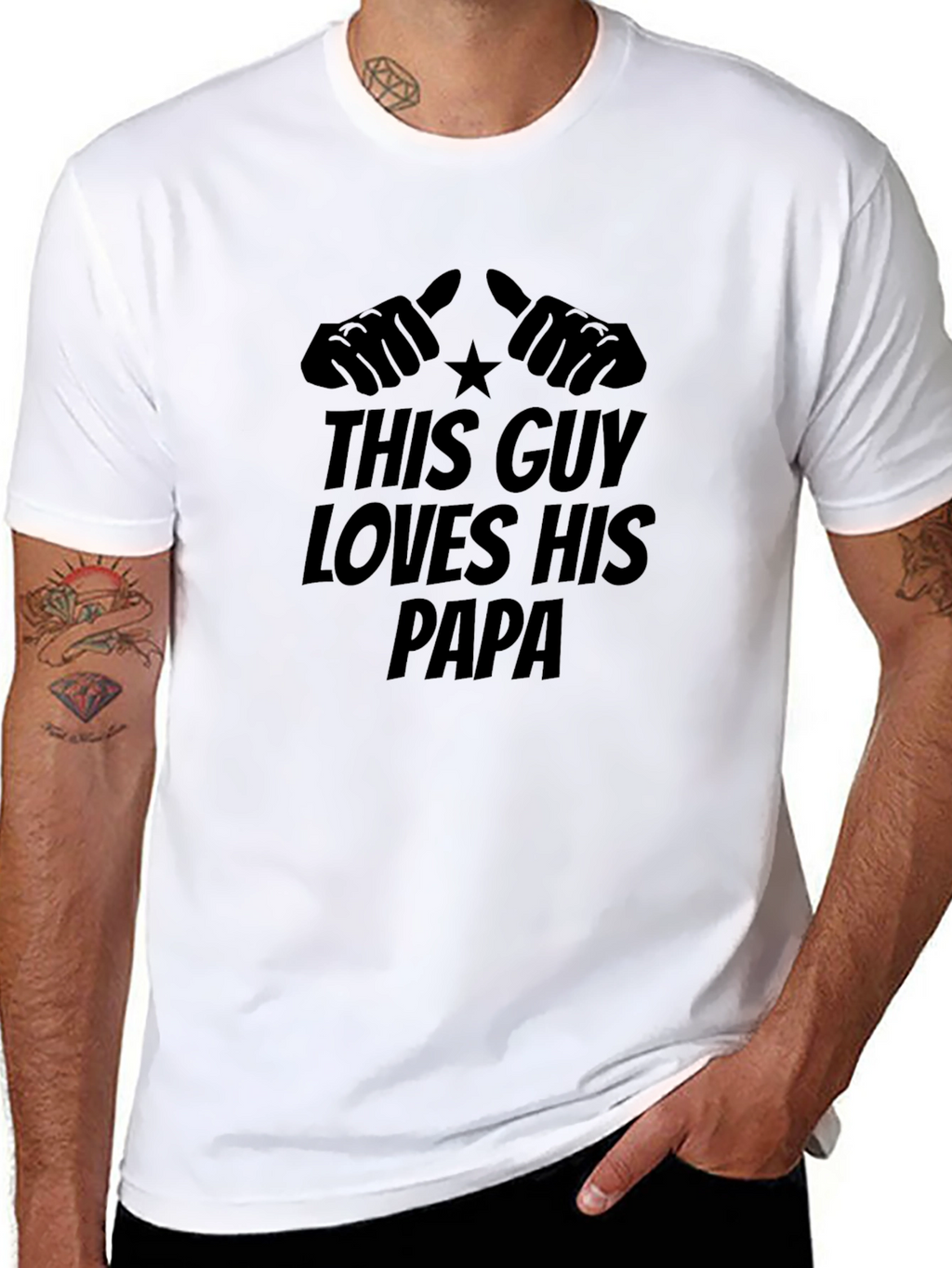 This Guy Loves His Papa T-Shirt