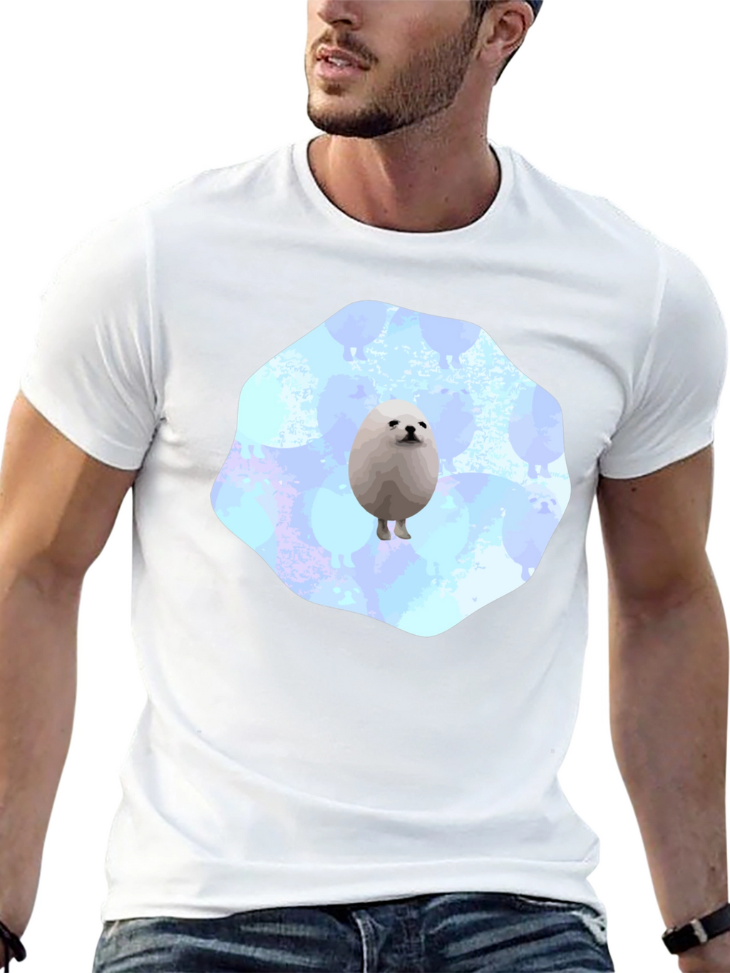 Egg Dog Graphic Tee - Unique Pet Humor