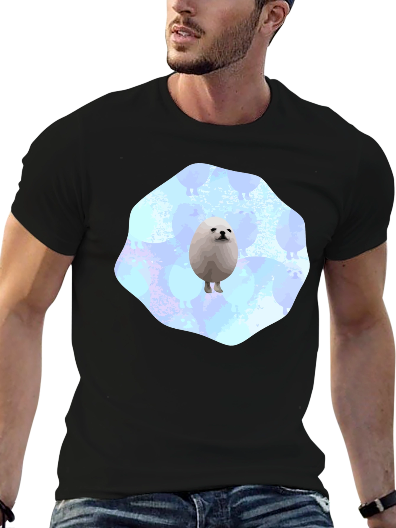 Egg Dog Graphic Tee - Unique Pet Humor