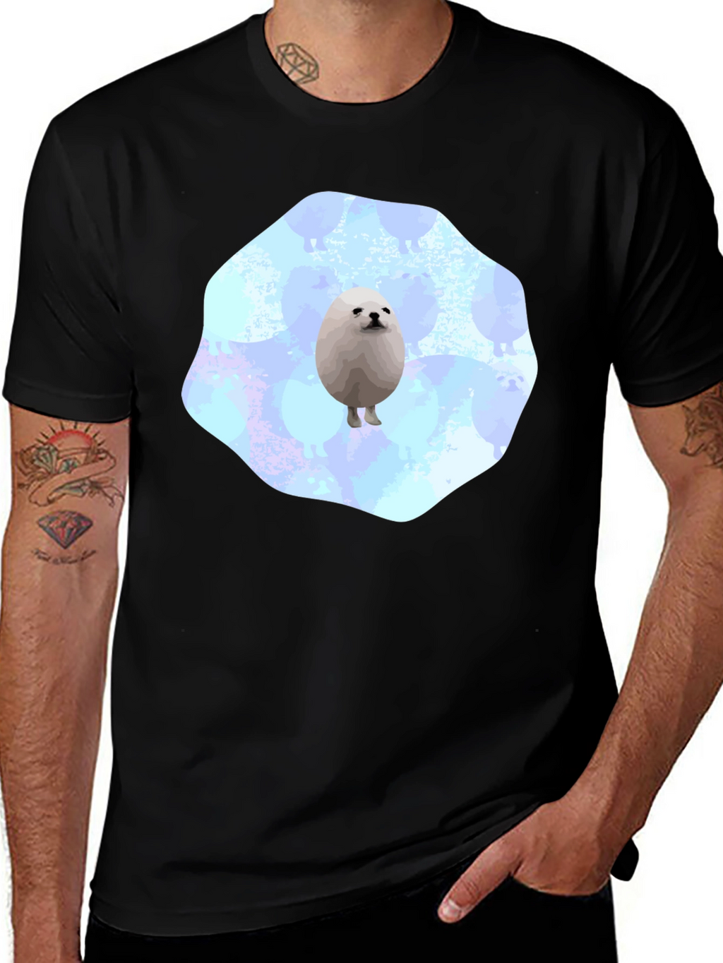Egg Dog Graphic Tee - Unique Pet Humor