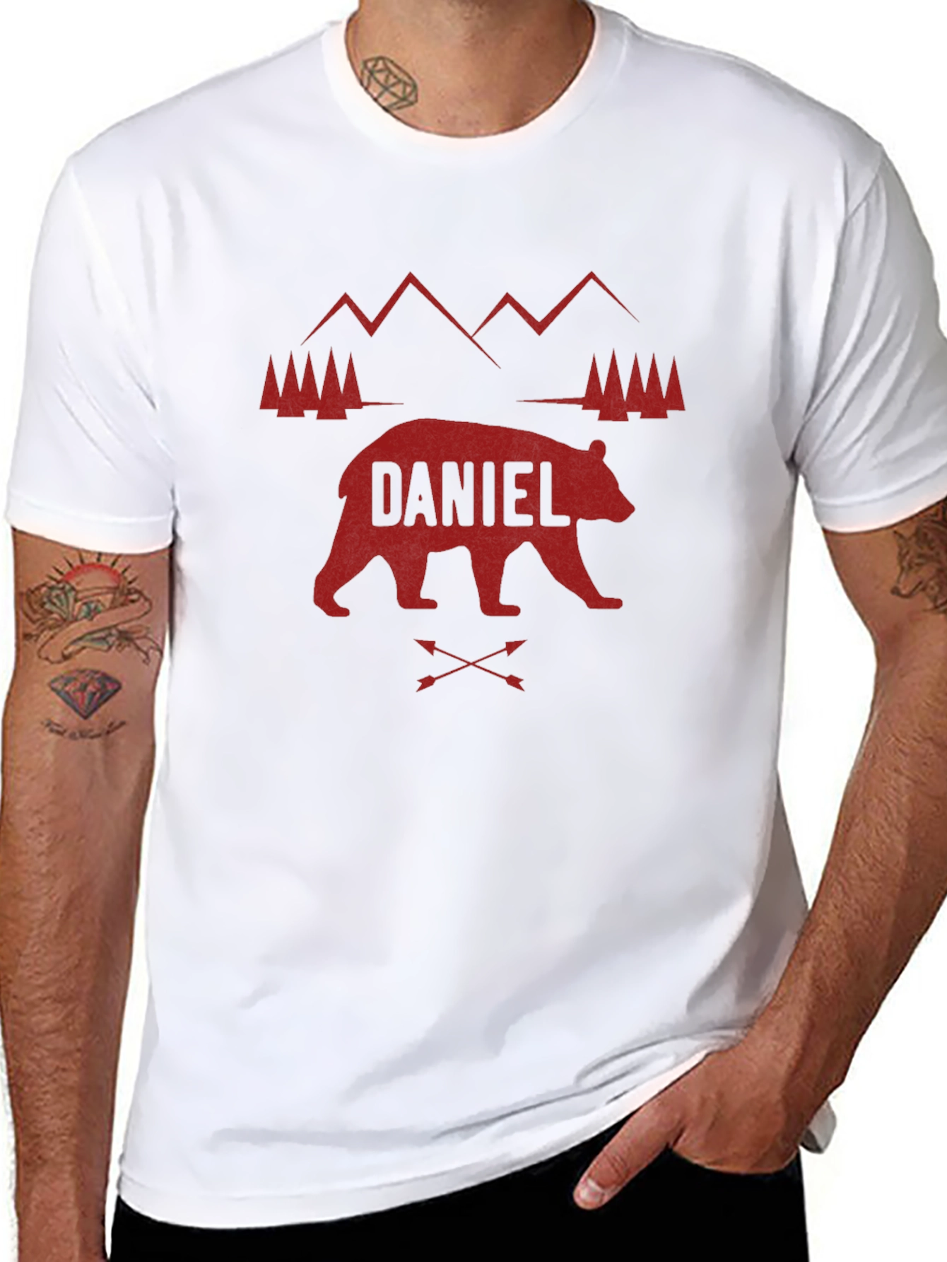 Daniel Bear Mountain Graphic T-Shirt