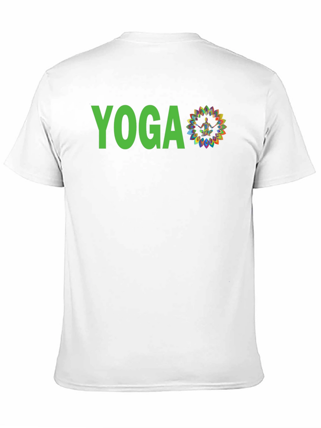 Yoga Graphic Print Tee - Black