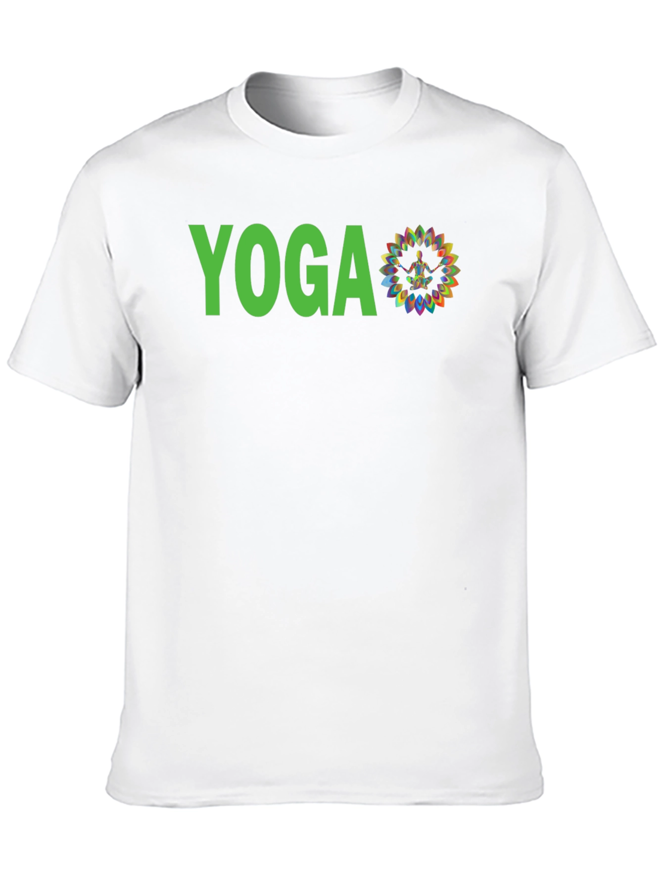 Yoga Graphic Print Tee - Black