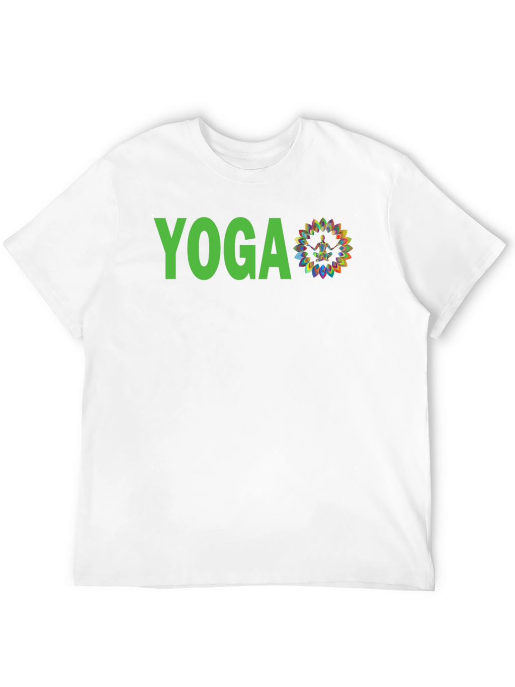Yoga Graphic Print Tee - Black