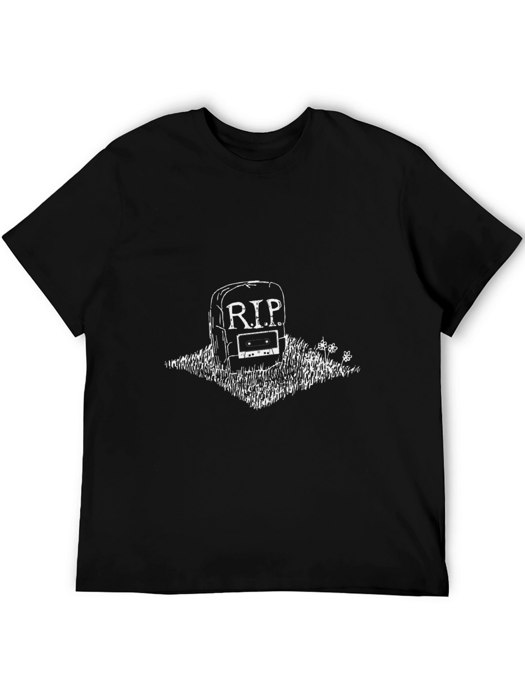 RIP Cassette Tape Black T-Shirt