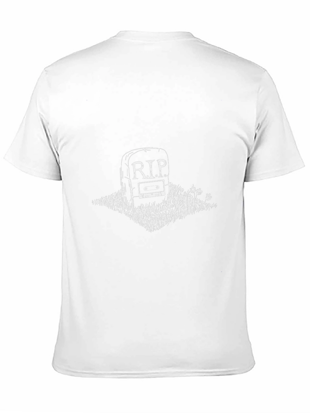 RIP Cassette Tape Black T-Shirt