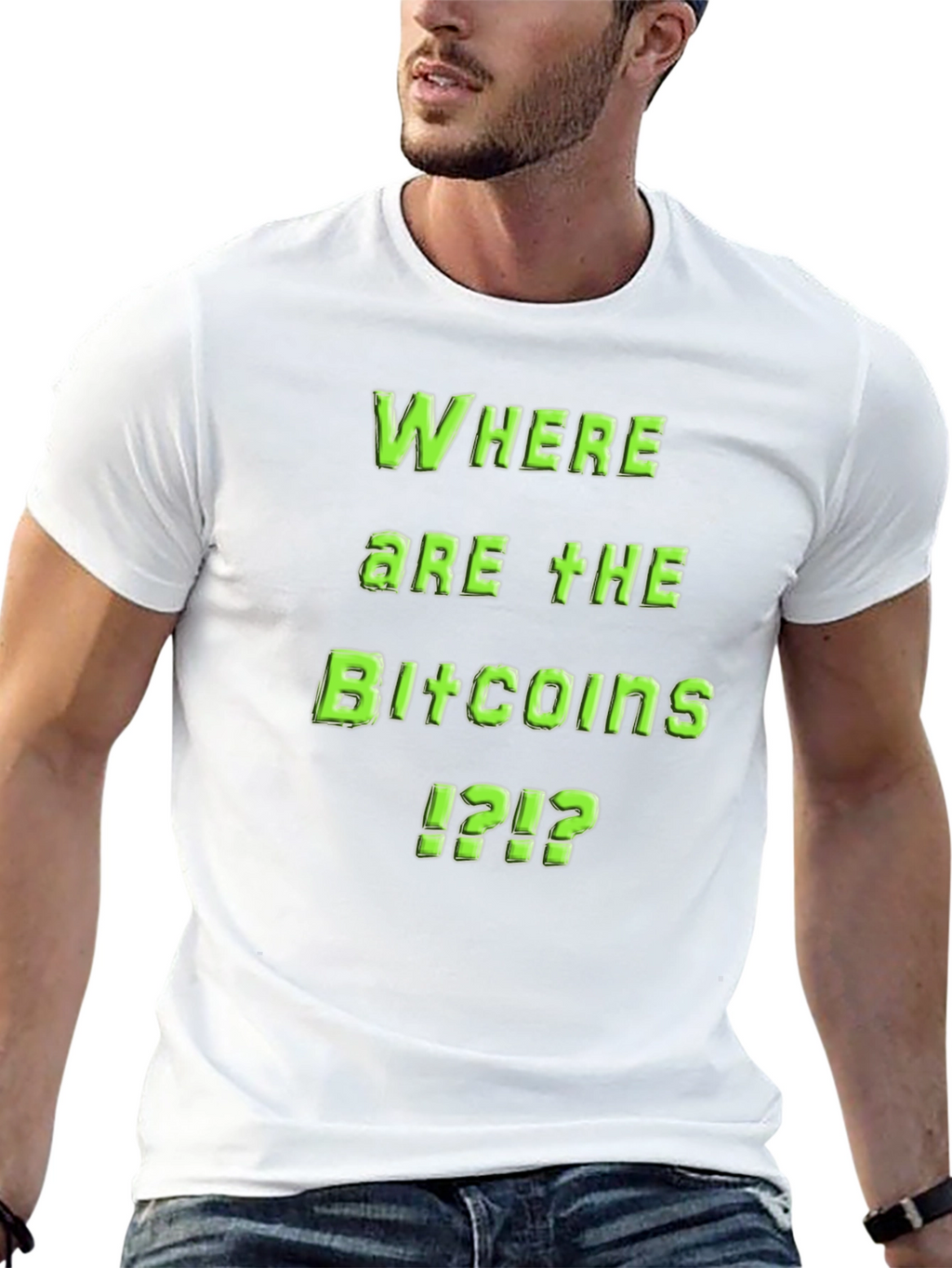 Where Are The Bitcoins T-Shirt - Crypto Tee