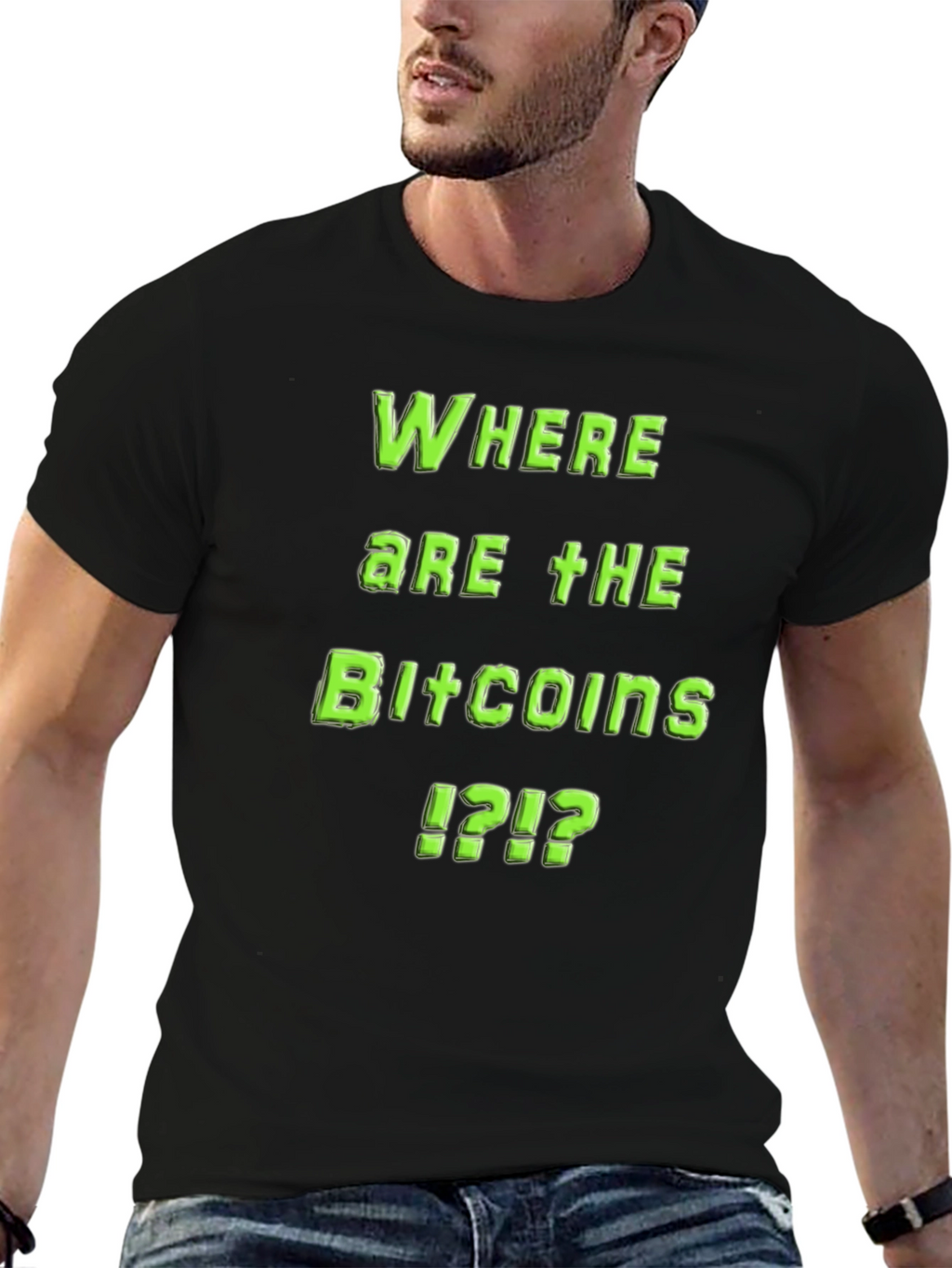 Where Are The Bitcoins T-Shirt - Crypto Tee