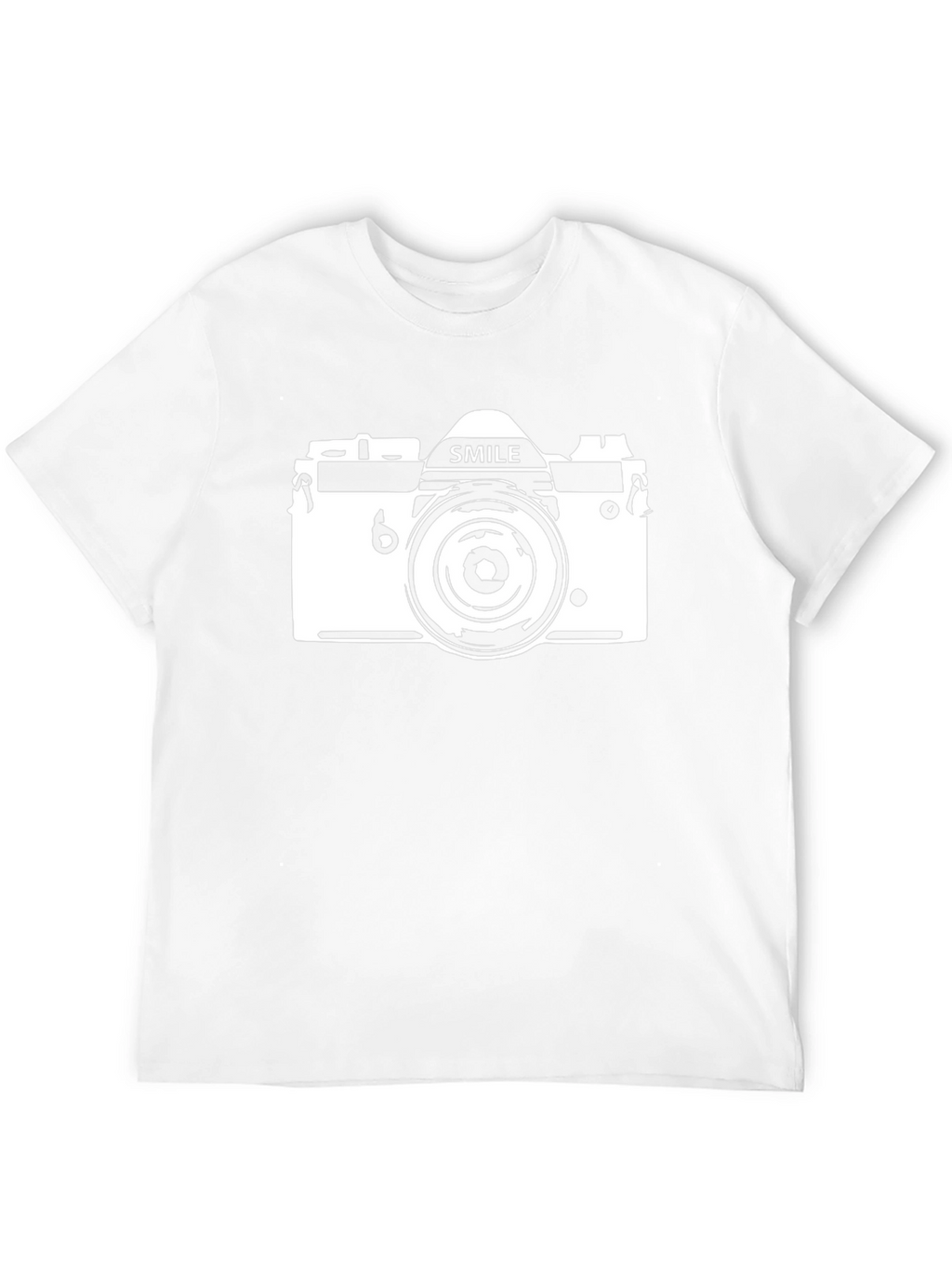 Retro Camera Graphic Tee - Black