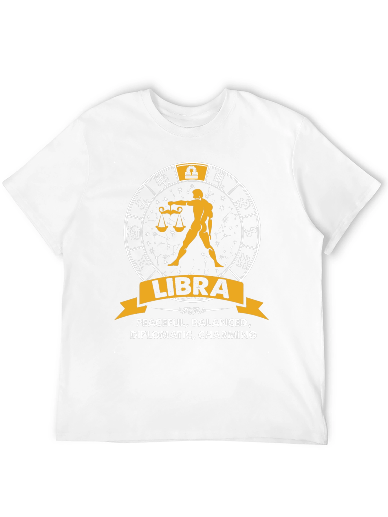 Libra Zodiac Sign T-Shirt - Peaceful Balanced Charming Tee
