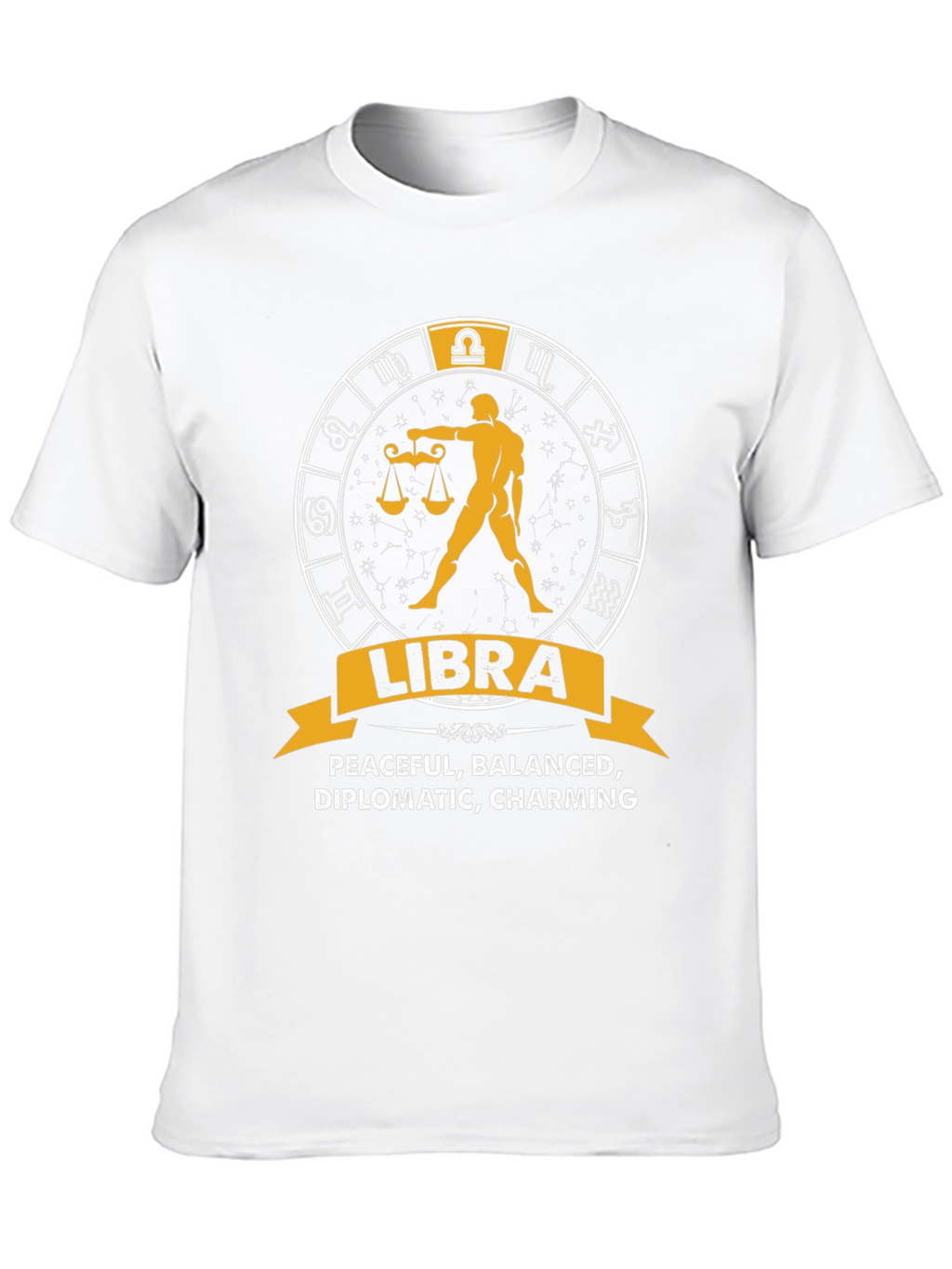 Libra Zodiac Sign T-Shirt - Peaceful Balanced Charming Tee