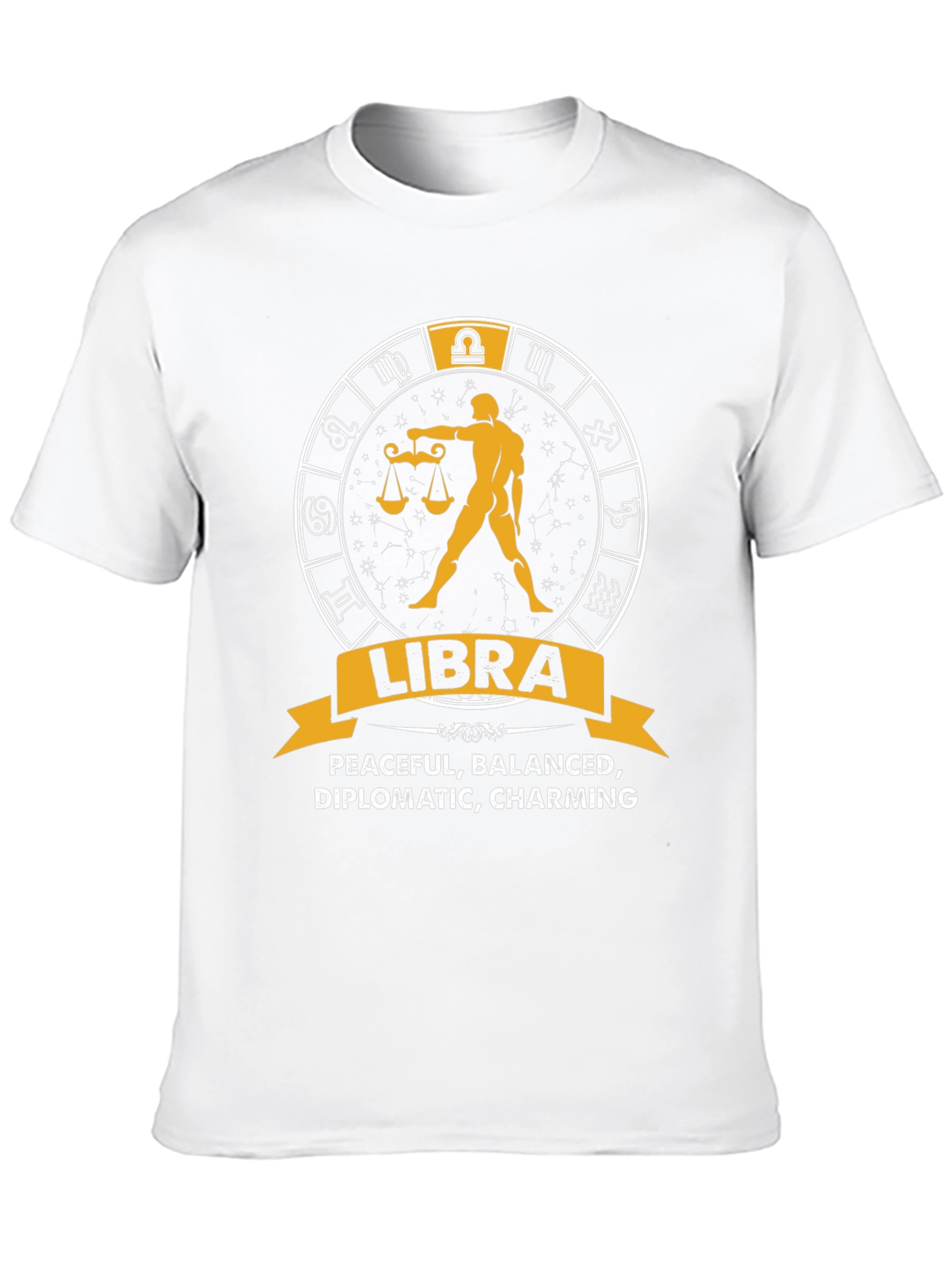 Libra Zodiac Sign T-Shirt - Peaceful Balanced Charming Tee