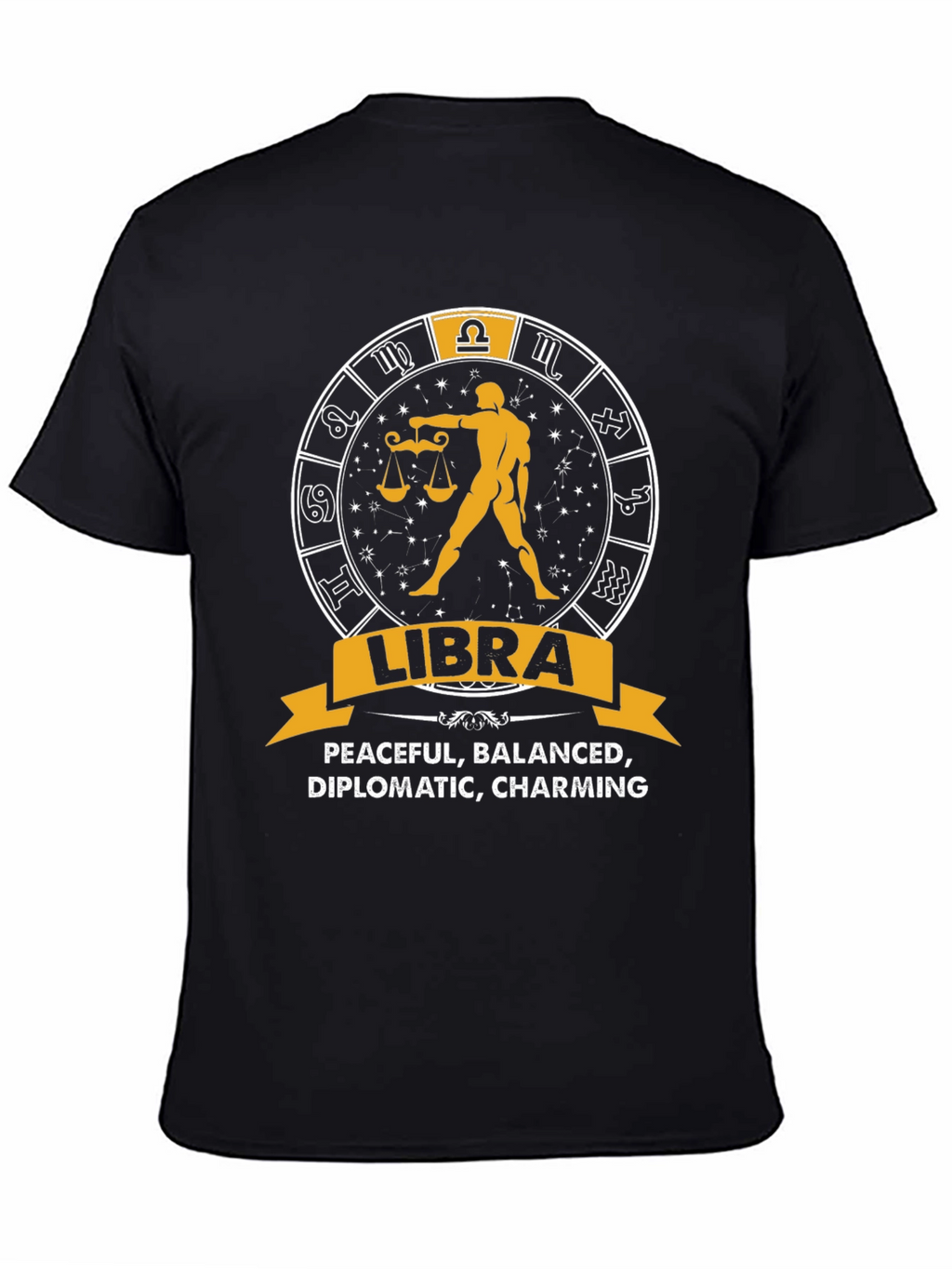 Libra Zodiac Sign T-Shirt - Peaceful Balanced Charming Tee