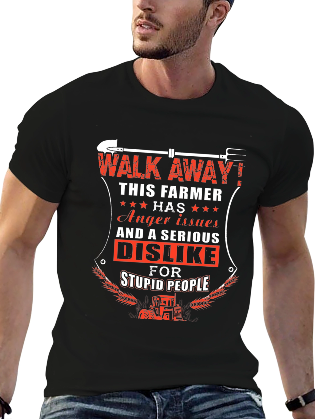 Farmer Anger Issues Graphic T-Shirt