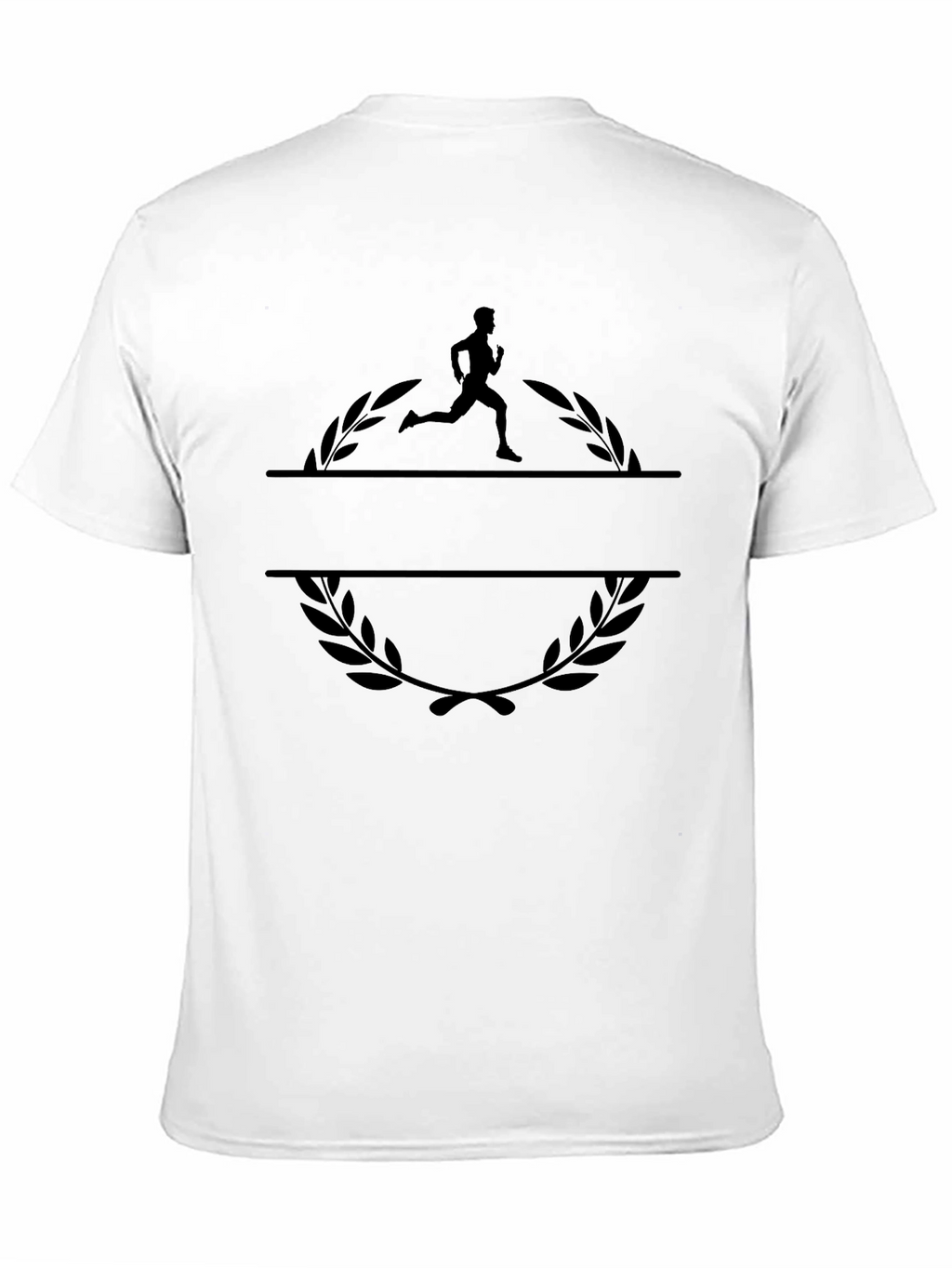 Runner Laurel Black Graphic Tee