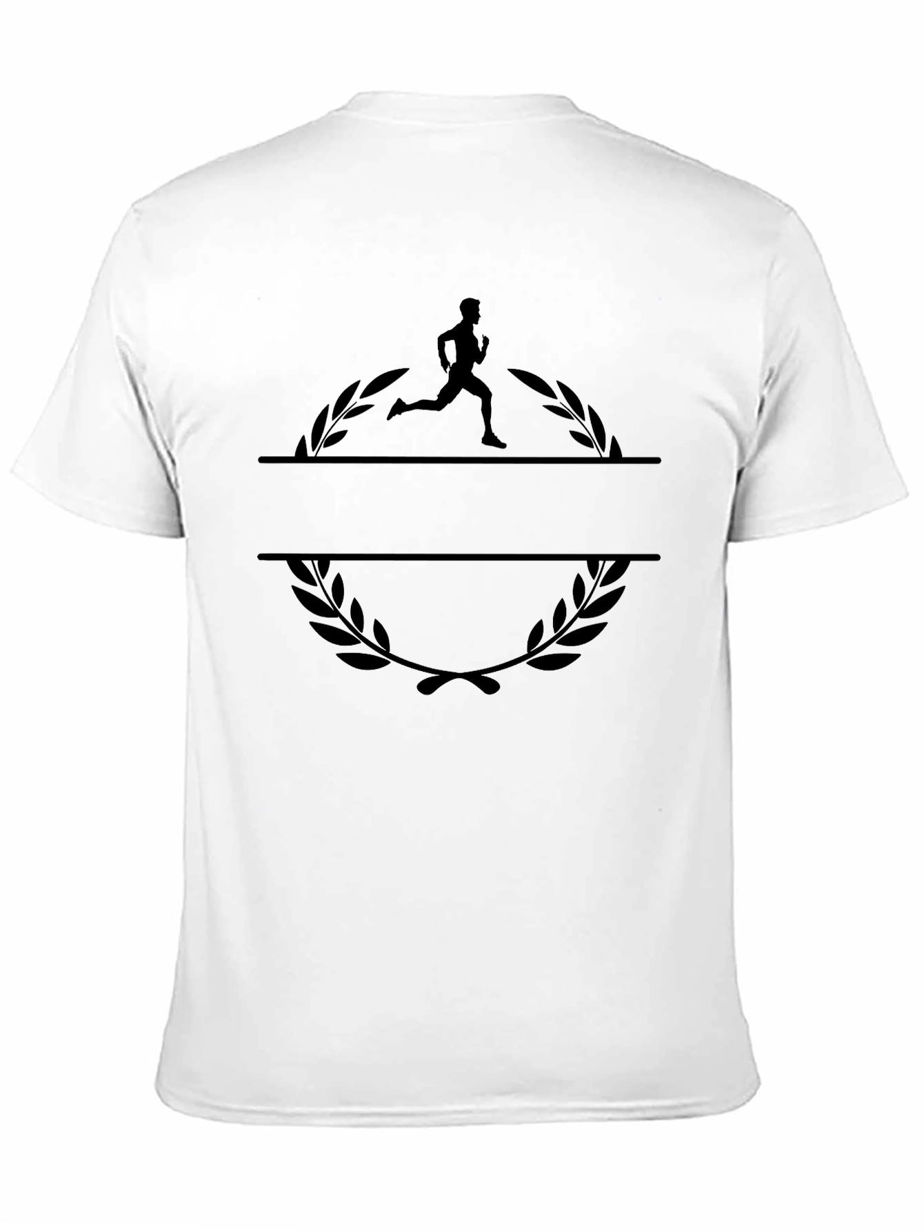Runner Laurel Black Graphic Tee