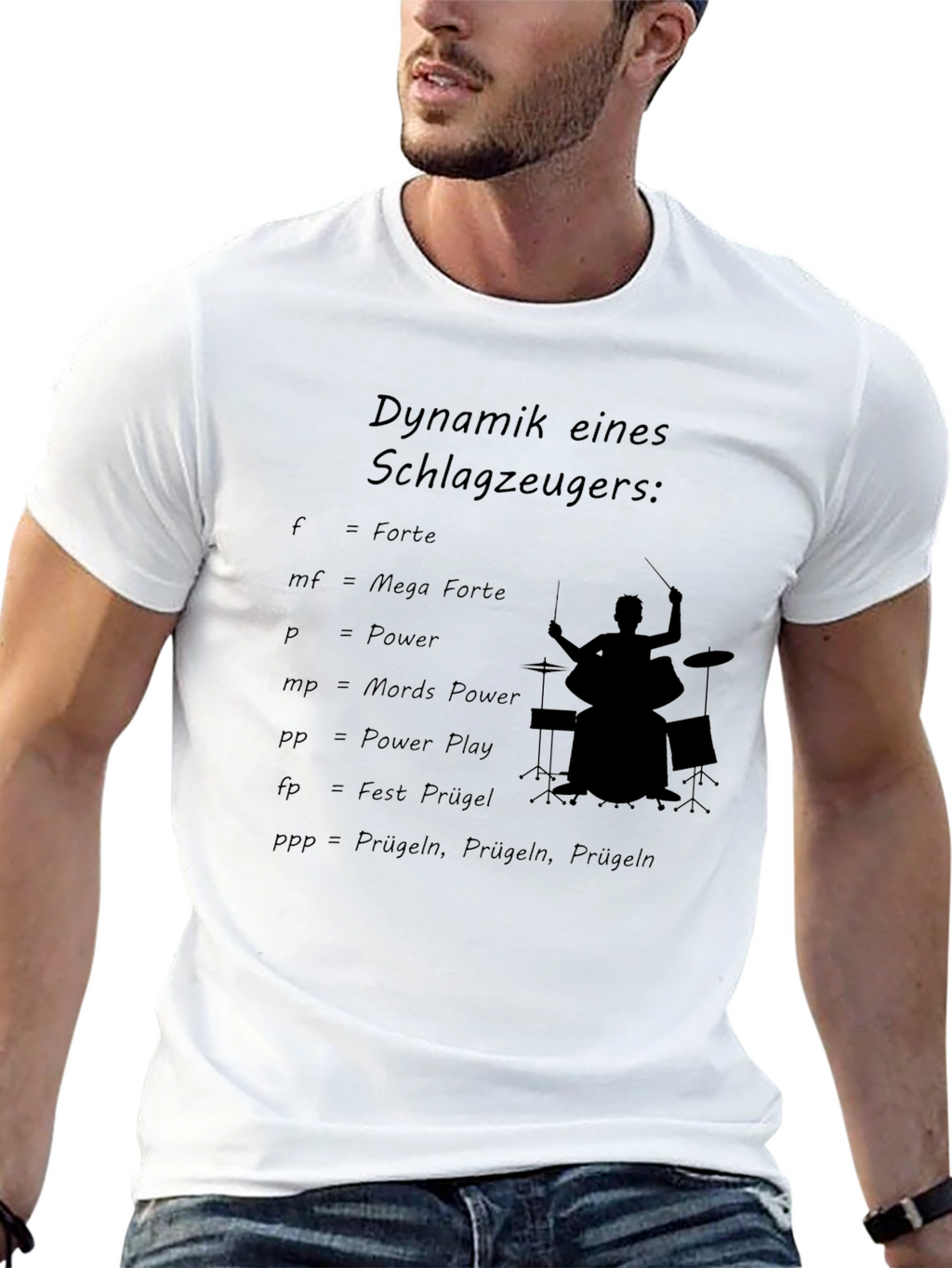 Drummer Dynamics Black T-Shirt