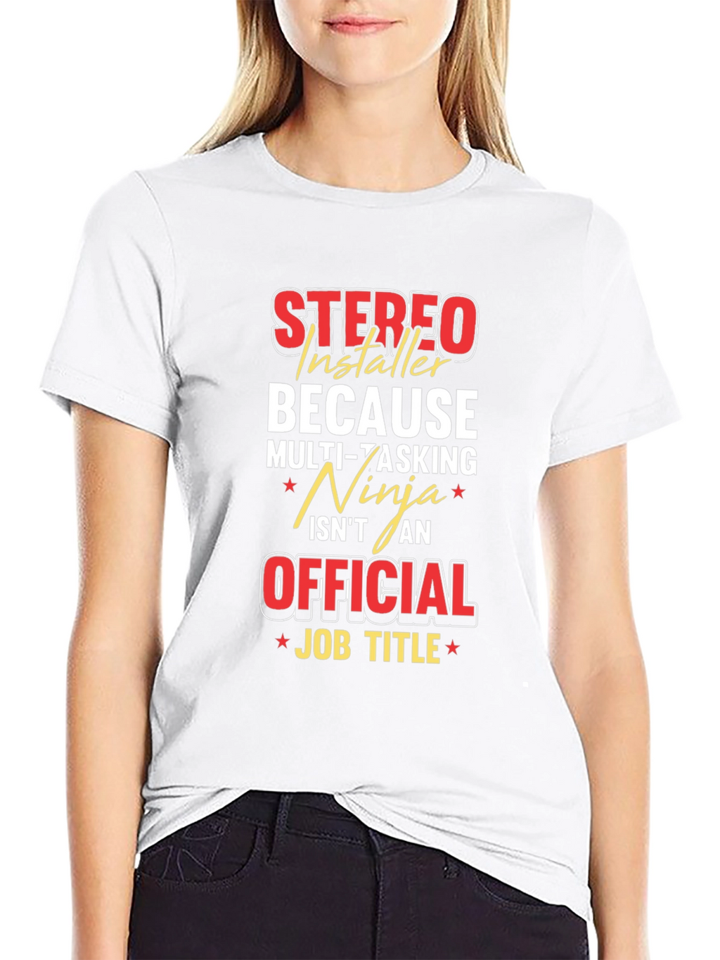 Stereo Installer Funny Job Title T-Shirt