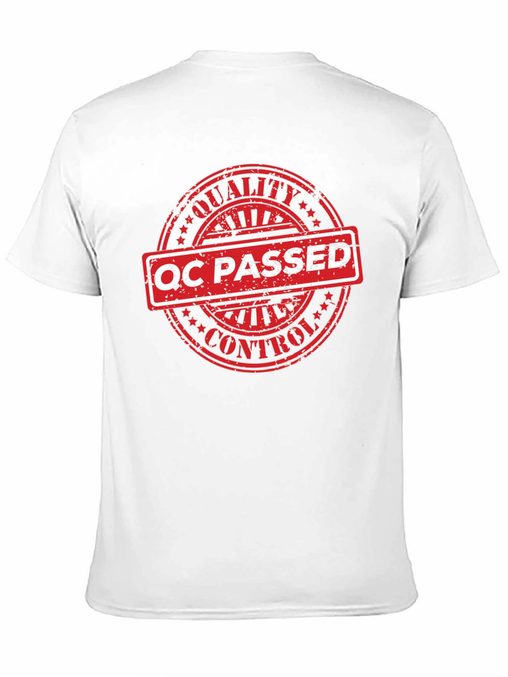 QC Passed Graphic T-Shirt - Quality Control Certified