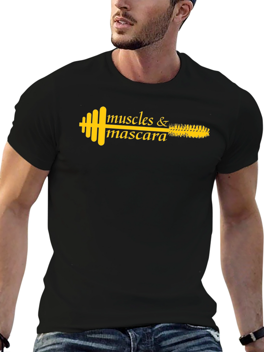 Muscles & Mascara Graphic T-Shirt - Fitness Fashion