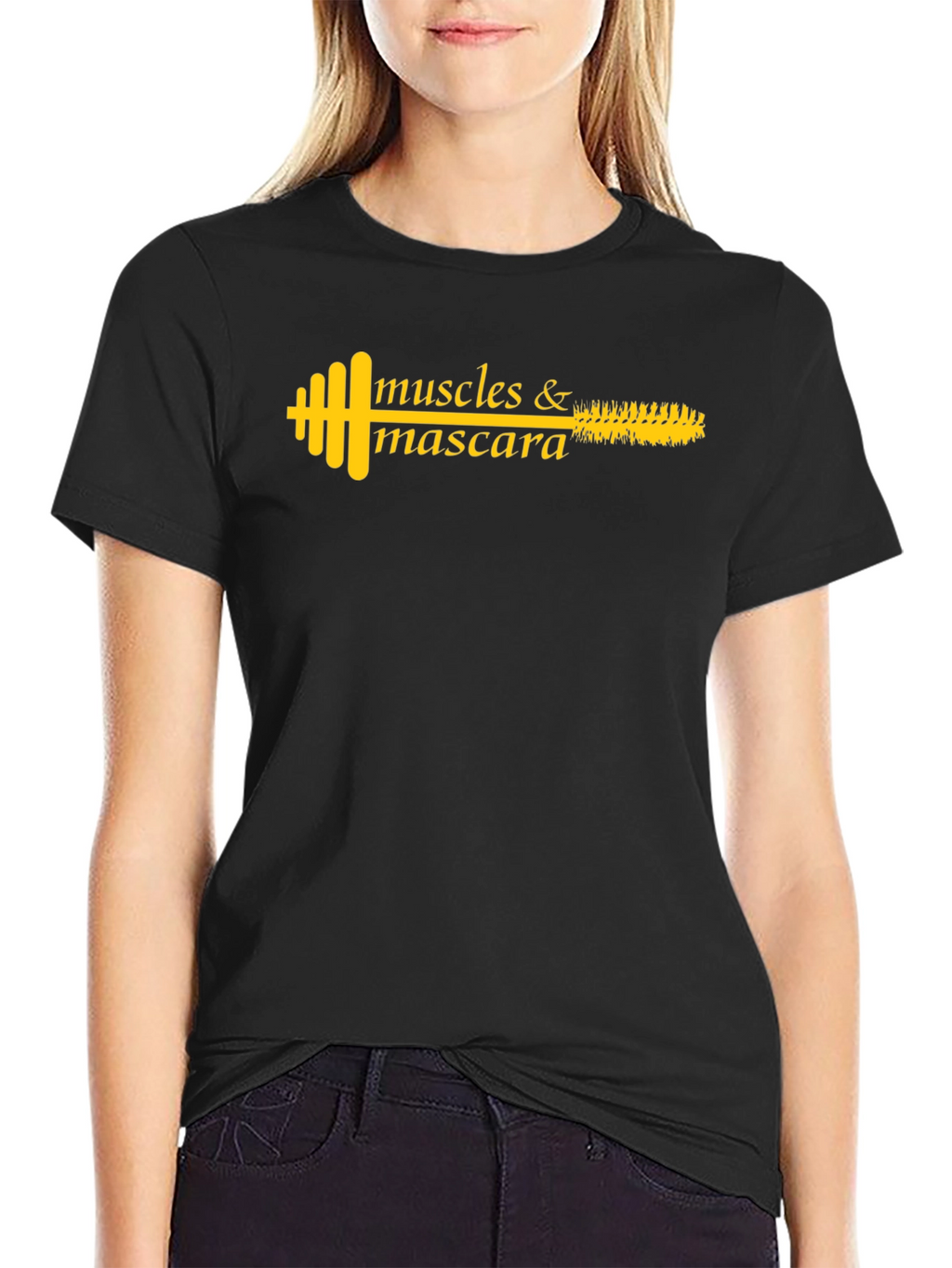 Muscles & Mascara Graphic T-Shirt - Fitness Fashion