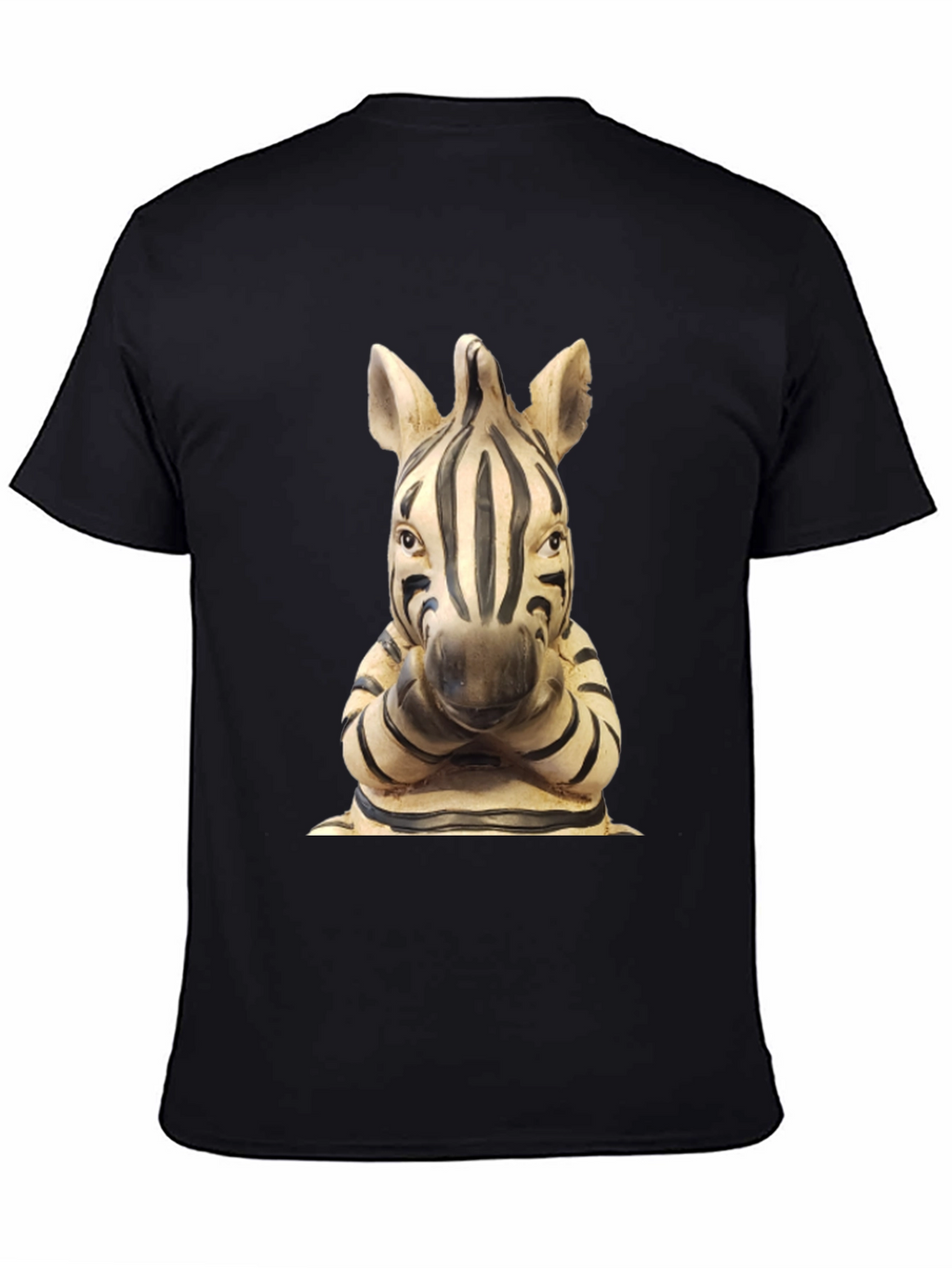 Zebra Statue Graphic T-Shirt - Unique Design