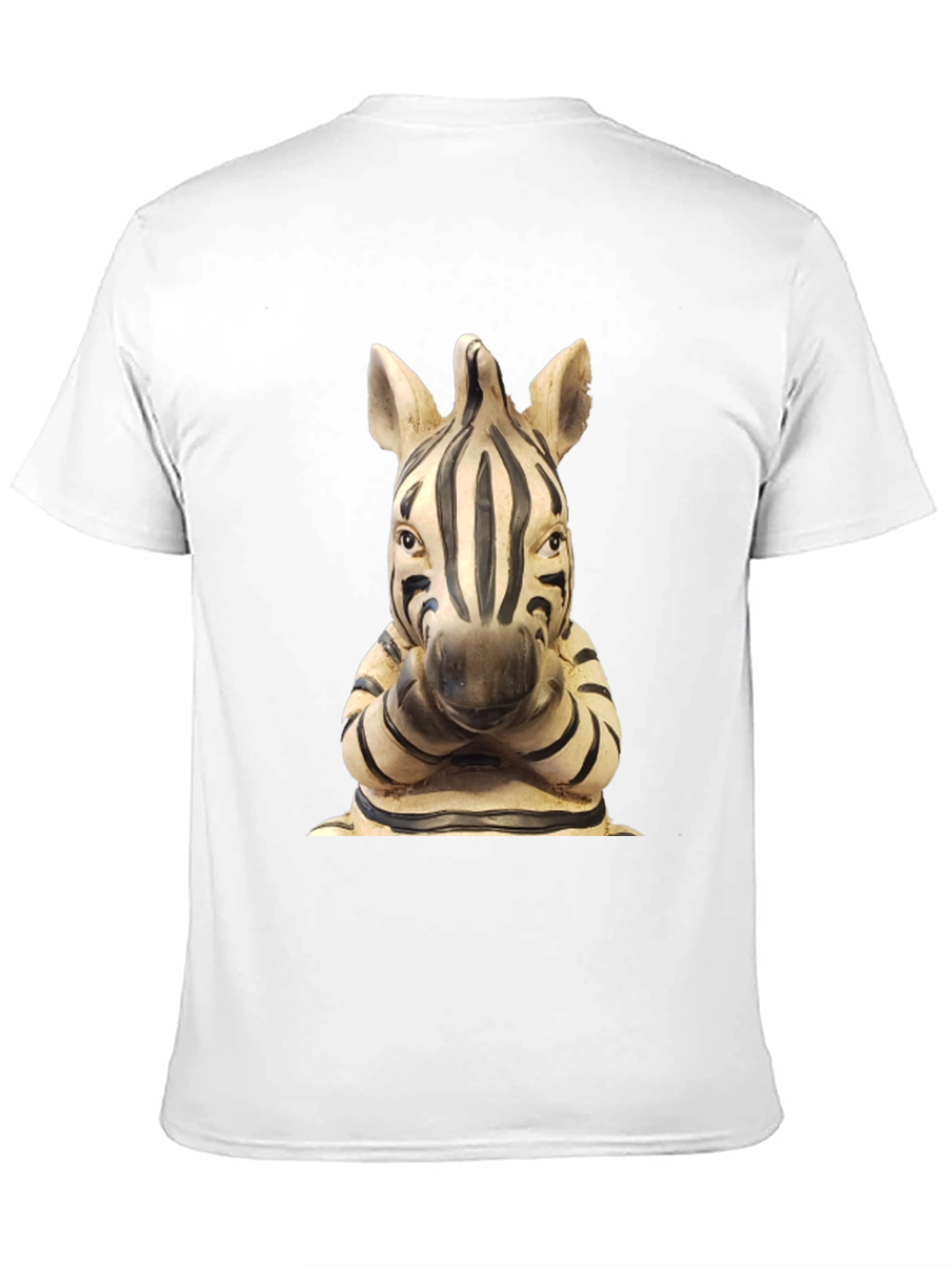 Zebra Statue Graphic T-Shirt - Unique Design
