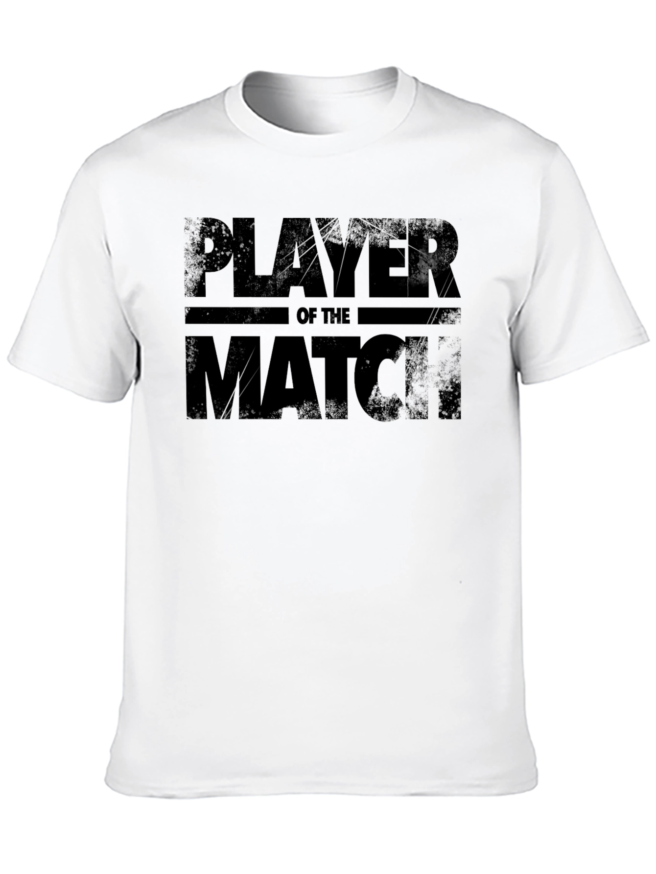 Player of the Match Black Graphic T-Shirt